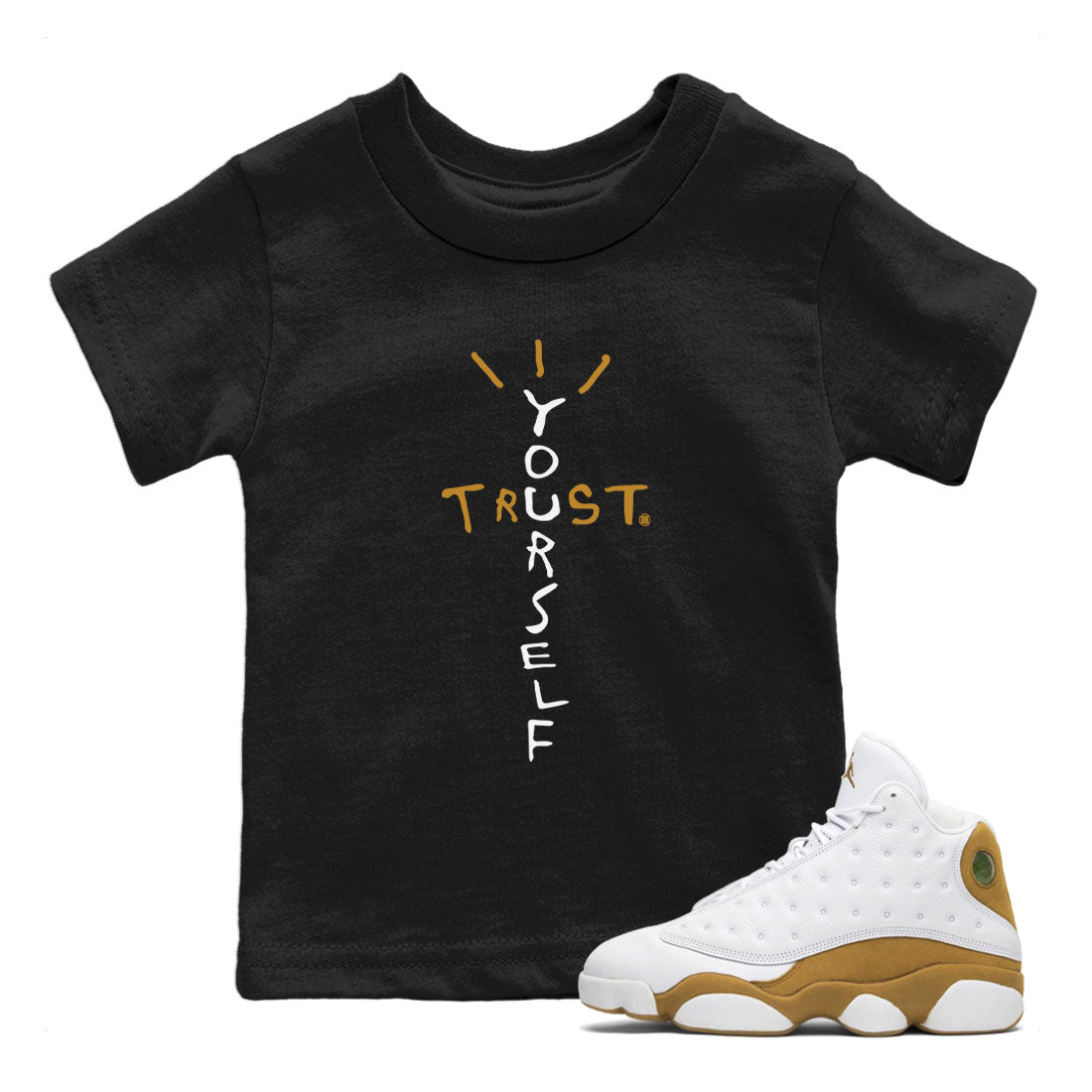 Trust Yourself snkmatch Tee Kids - Air Jordan 13 Wheat