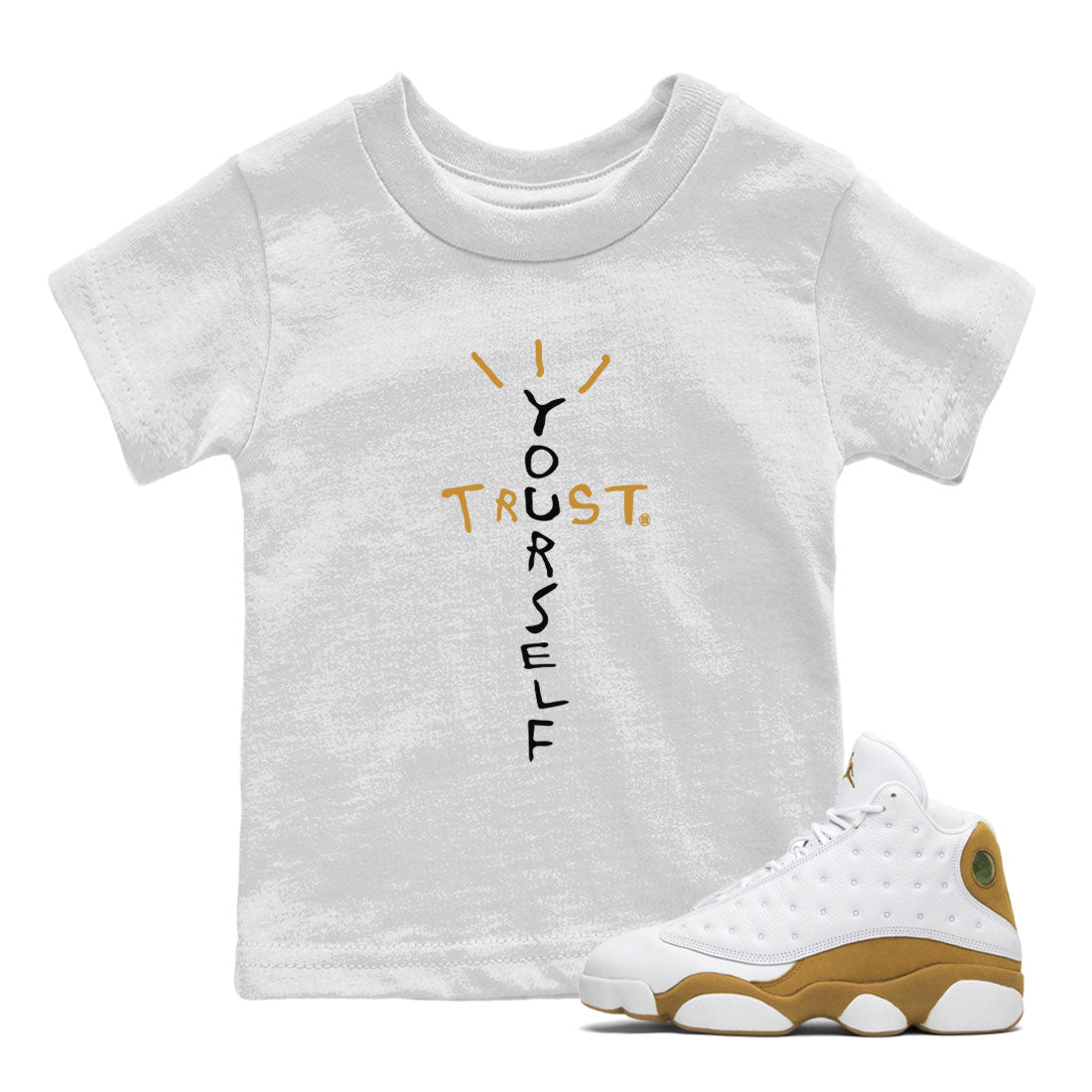 Trust Yourself snkmatch Tee Kids - Air Jordan 13 Wheat