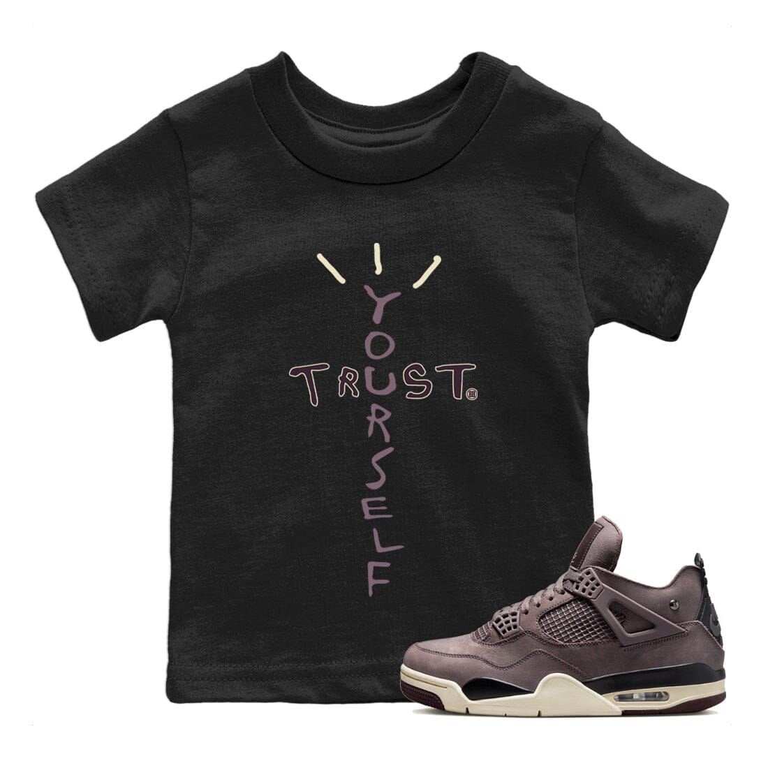 Trust Yourself Kids Tops - Air Jordan 4 A Ma Maniere