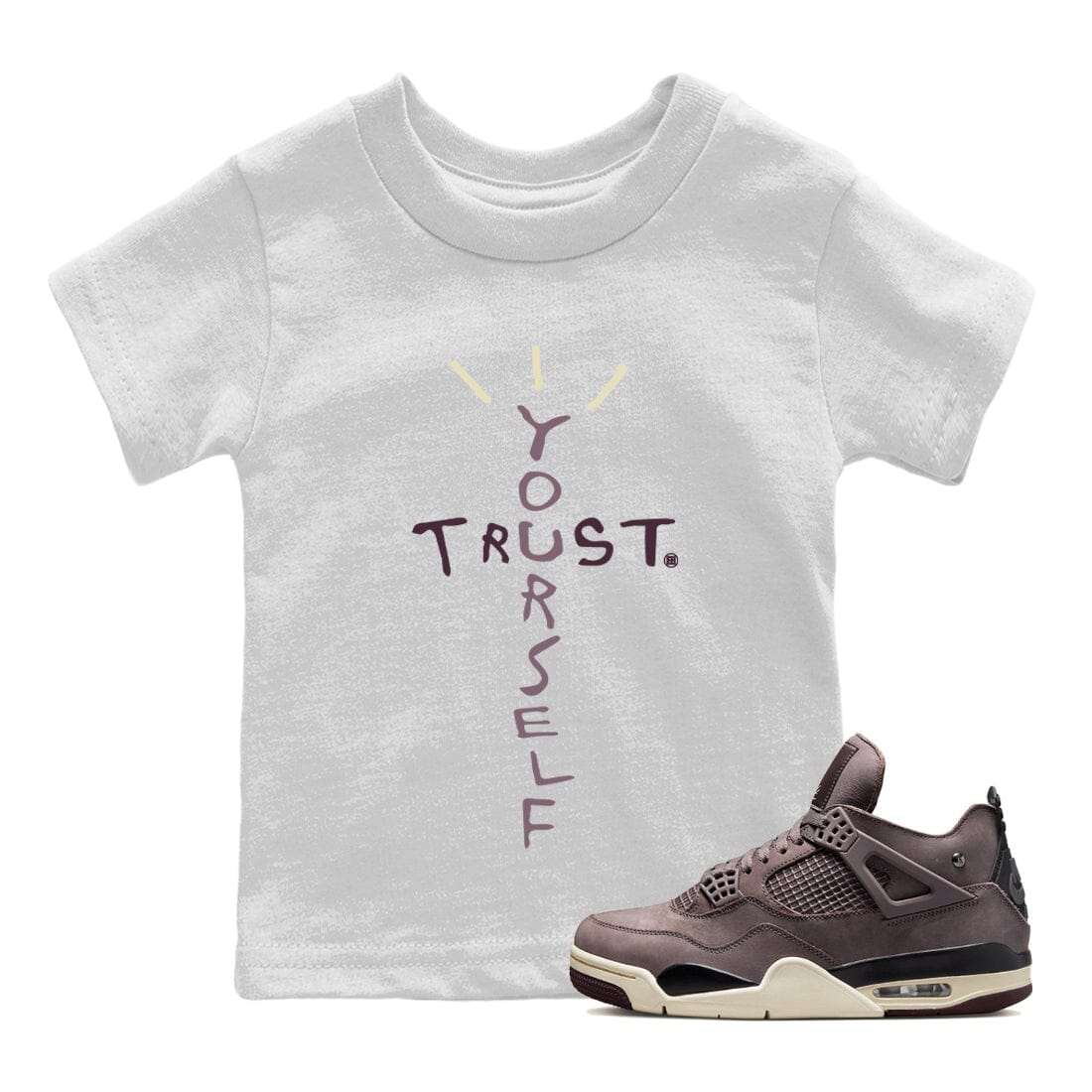 Trust Yourself Kids Tops - Air Jordan 4 A Ma Maniere