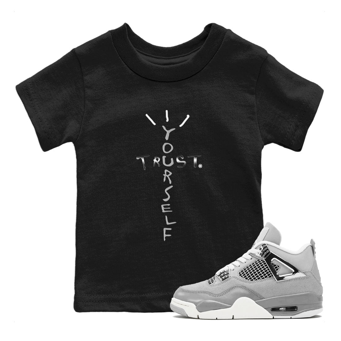 Trust Yourself snkmatch Tee Kids - Air Jordan 4 Frozen Moments