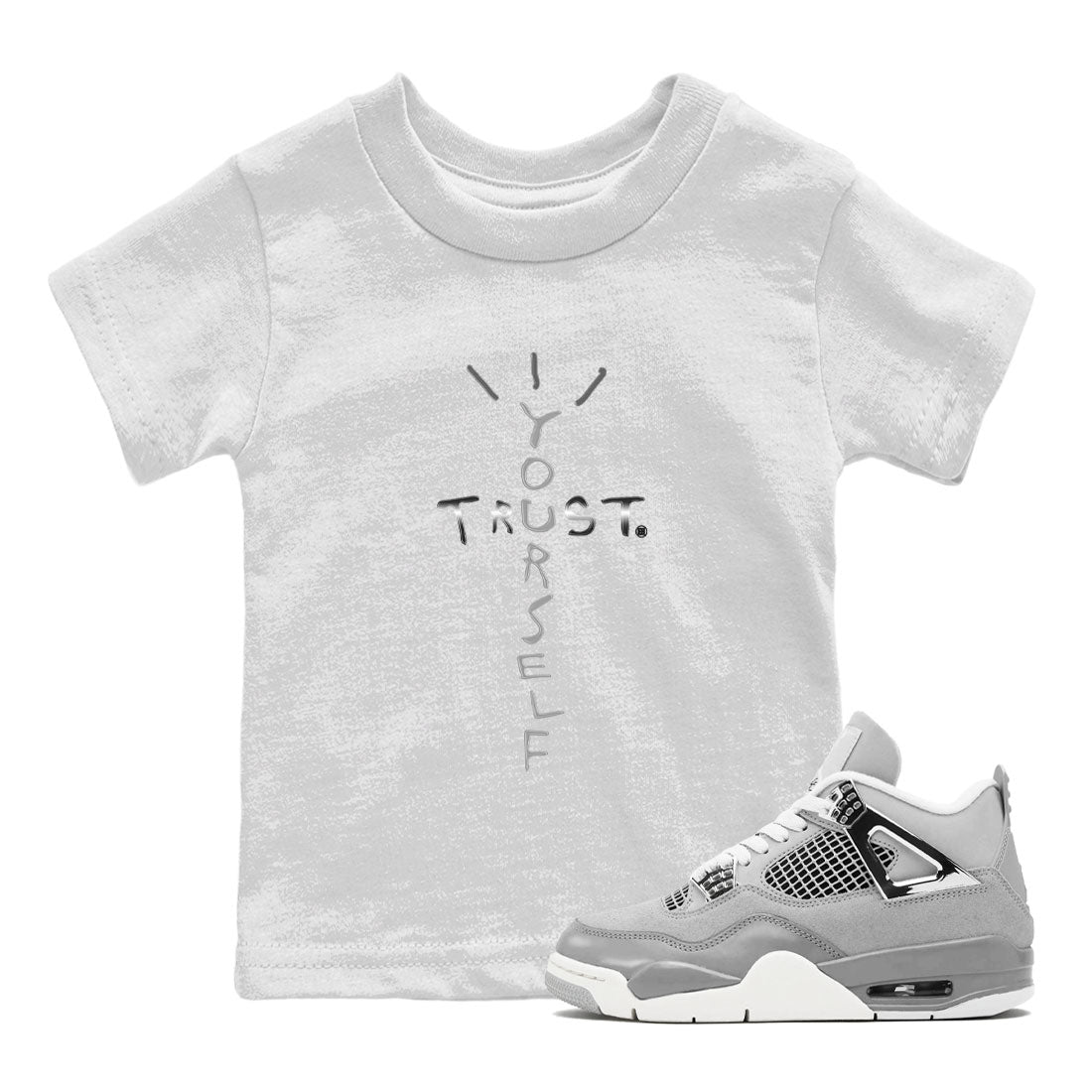 Trust Yourself snkmatch Tee Kids - Air Jordan 4 Frozen Moments
