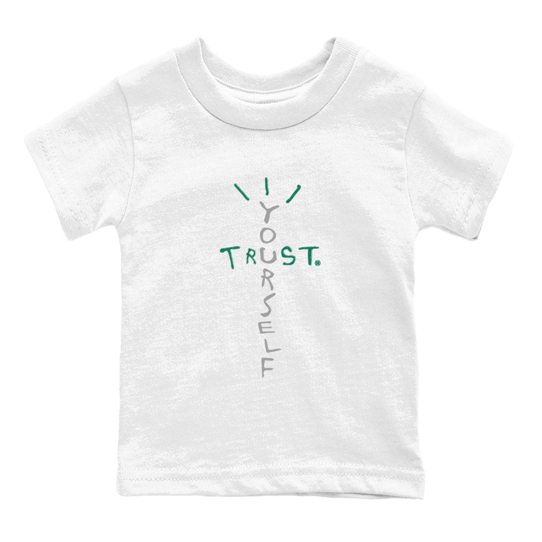Trust Yourself snkmatch Tees Kids - Air Jordan 4 Oxidized Green