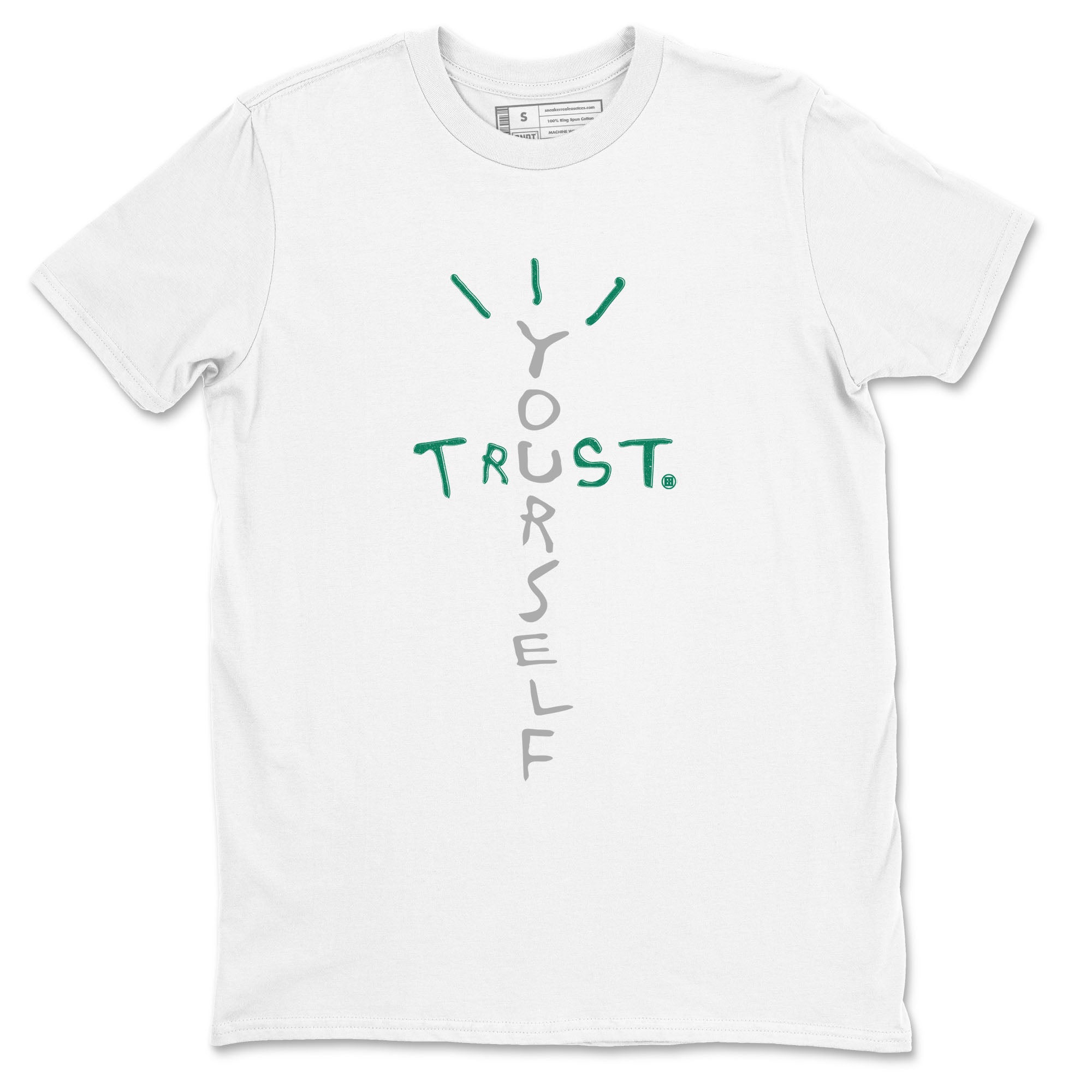 Trust Yourself snkmatch Tees - Air Jordan 4 Oxidized Green