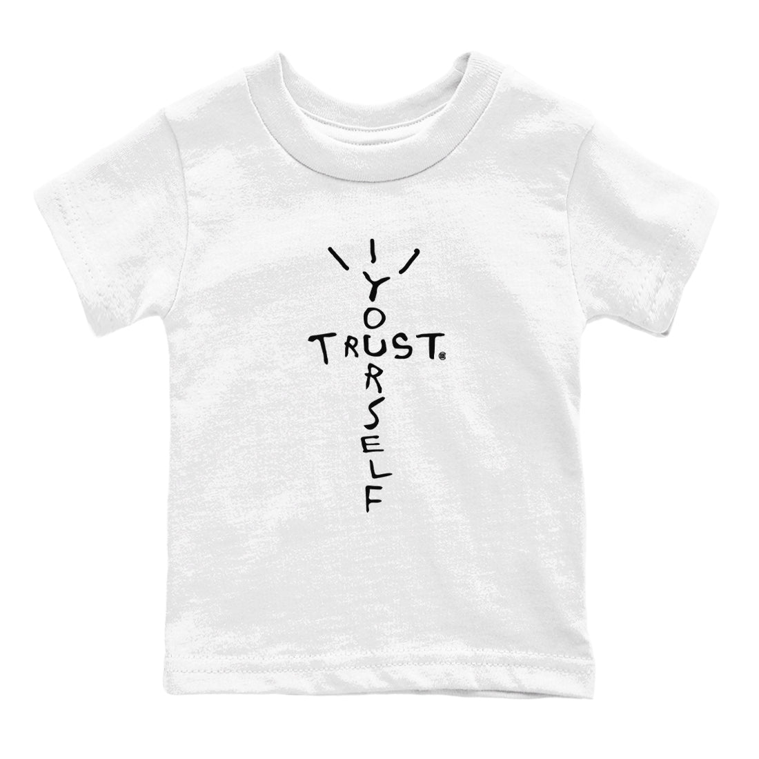Trust Yourself snkmatch Tees Kids - Air Jordan 4 White Thunder