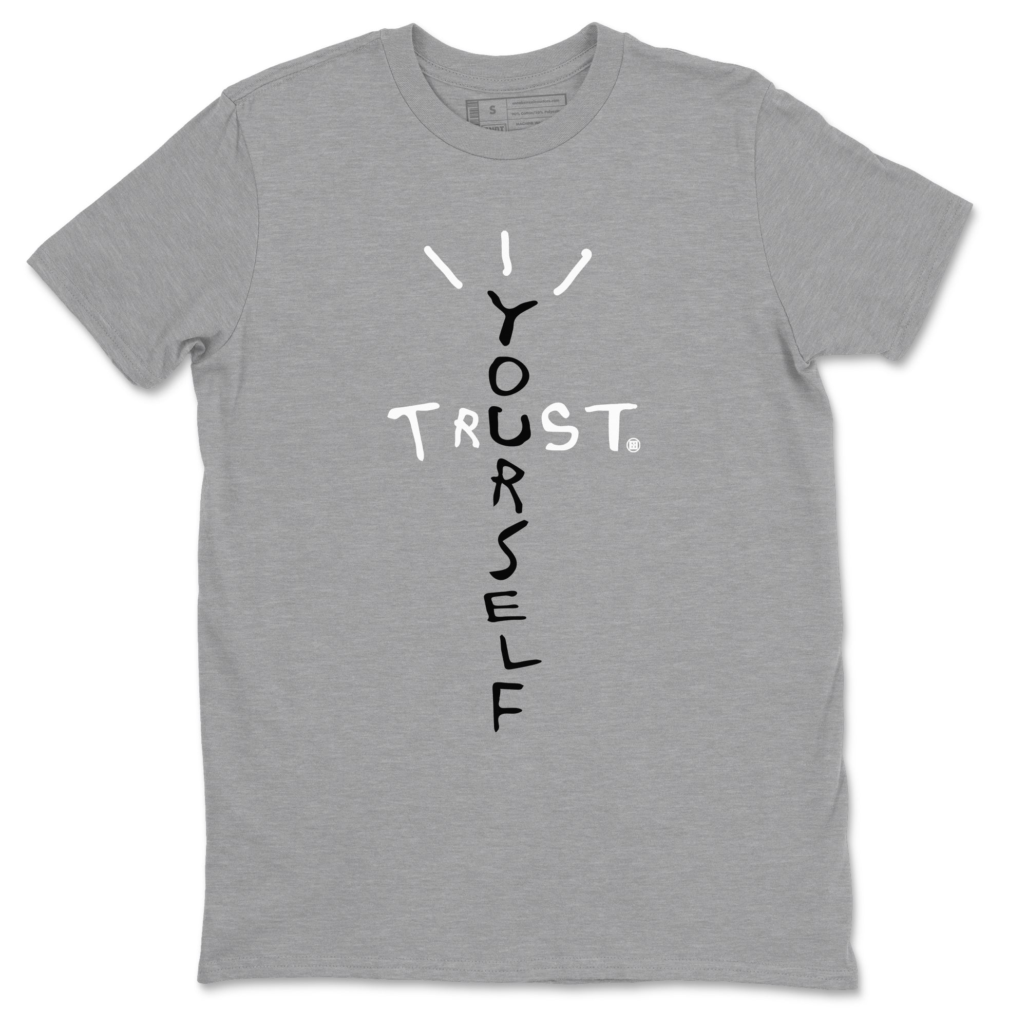 Trust Yourself snkmatch Tees - Air Jordan 4 White Thunder