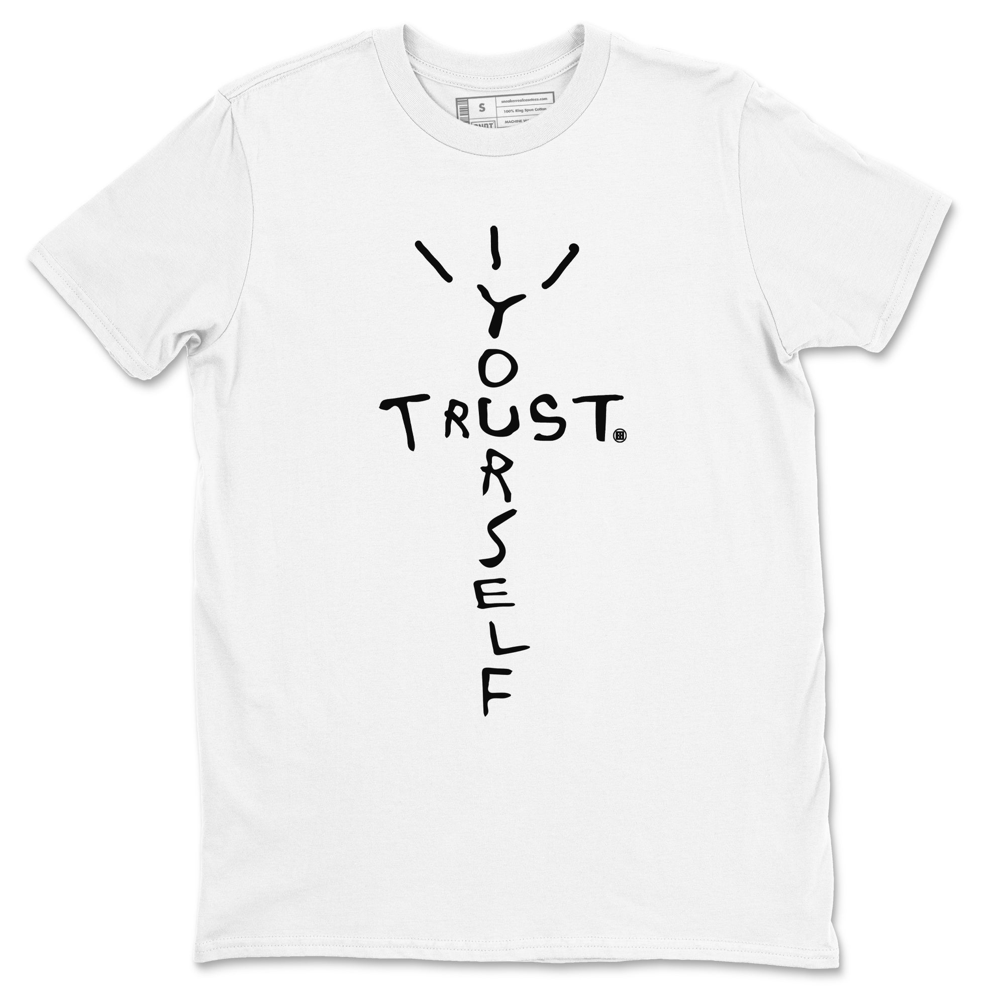Trust Yourself snkmatch Tees - Air Jordan 4 White Thunder