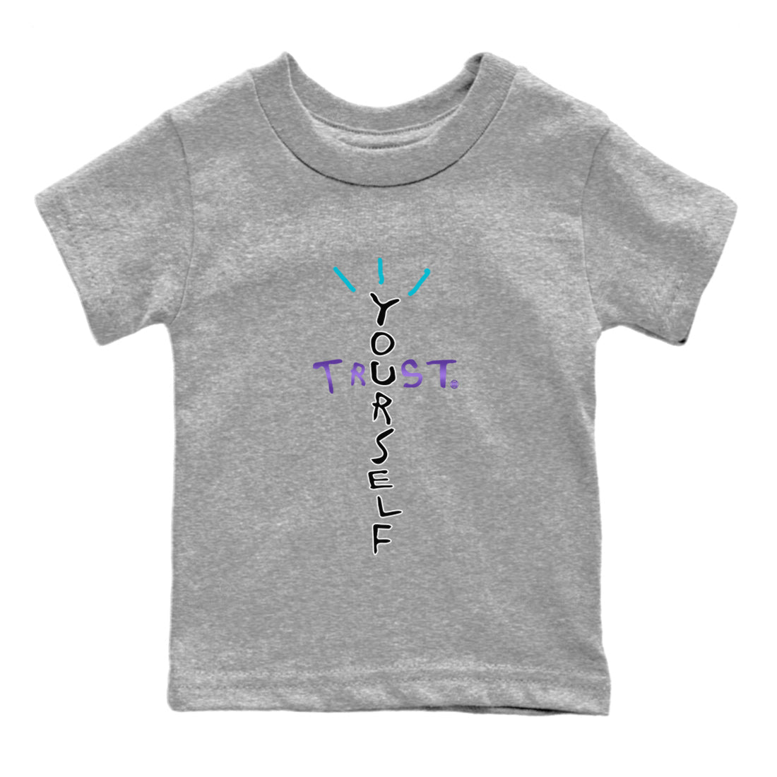 Trust Yourself Kids Tops - Air Jordan 6 Aqua