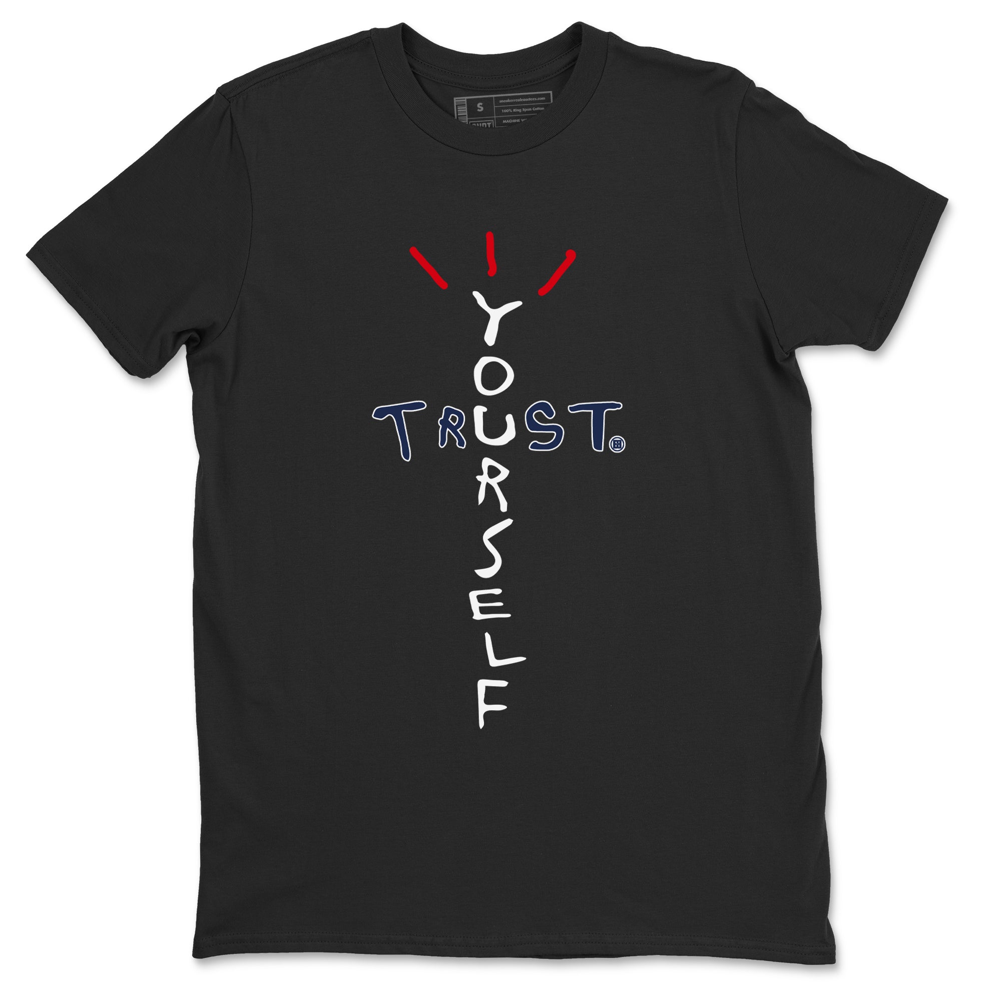 Trust Yourself snkmatch Tees - Air Jordan 6 White And Midnight Navy
