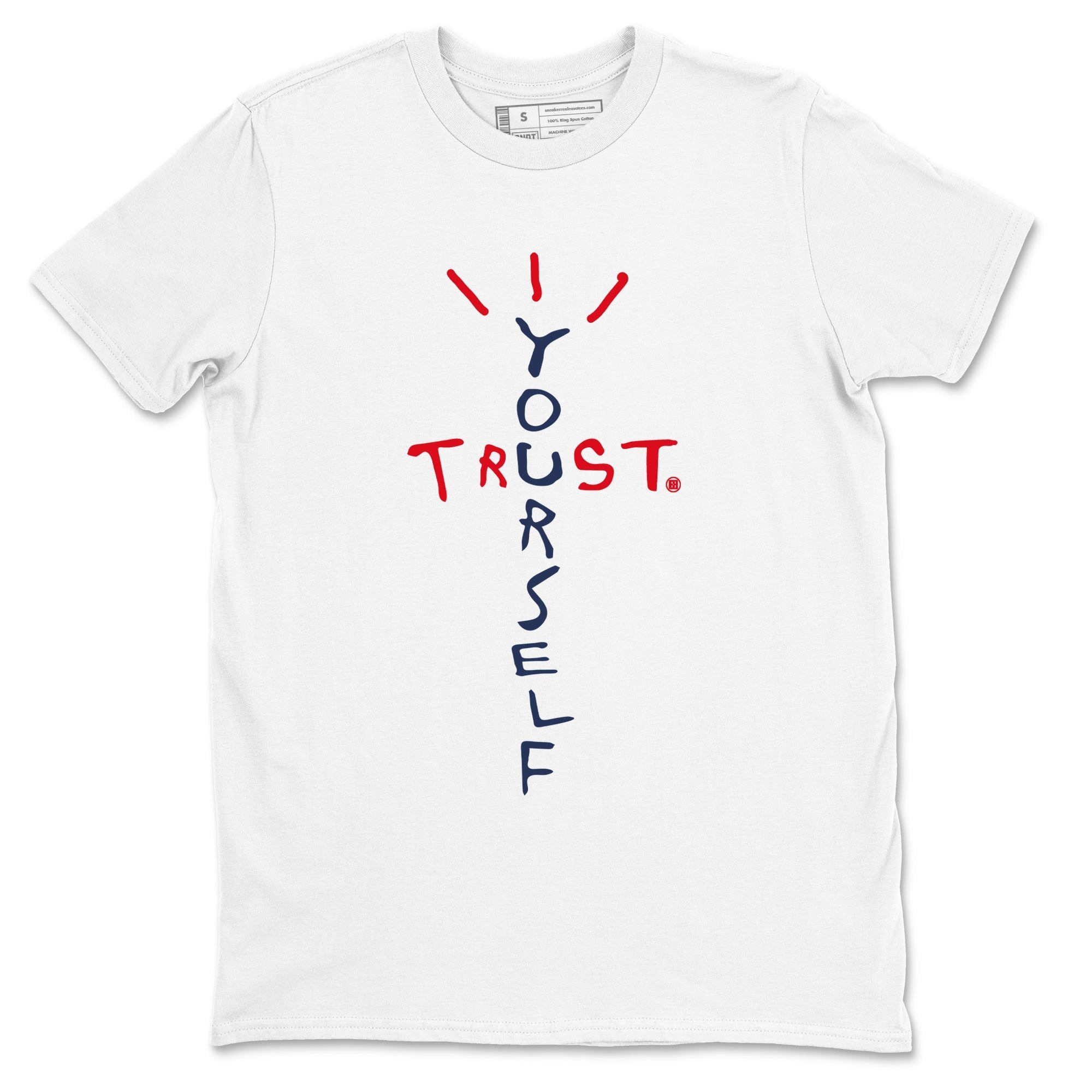 Trust Yourself snkmatch Tees - Air Jordan 6 White And Midnight Navy