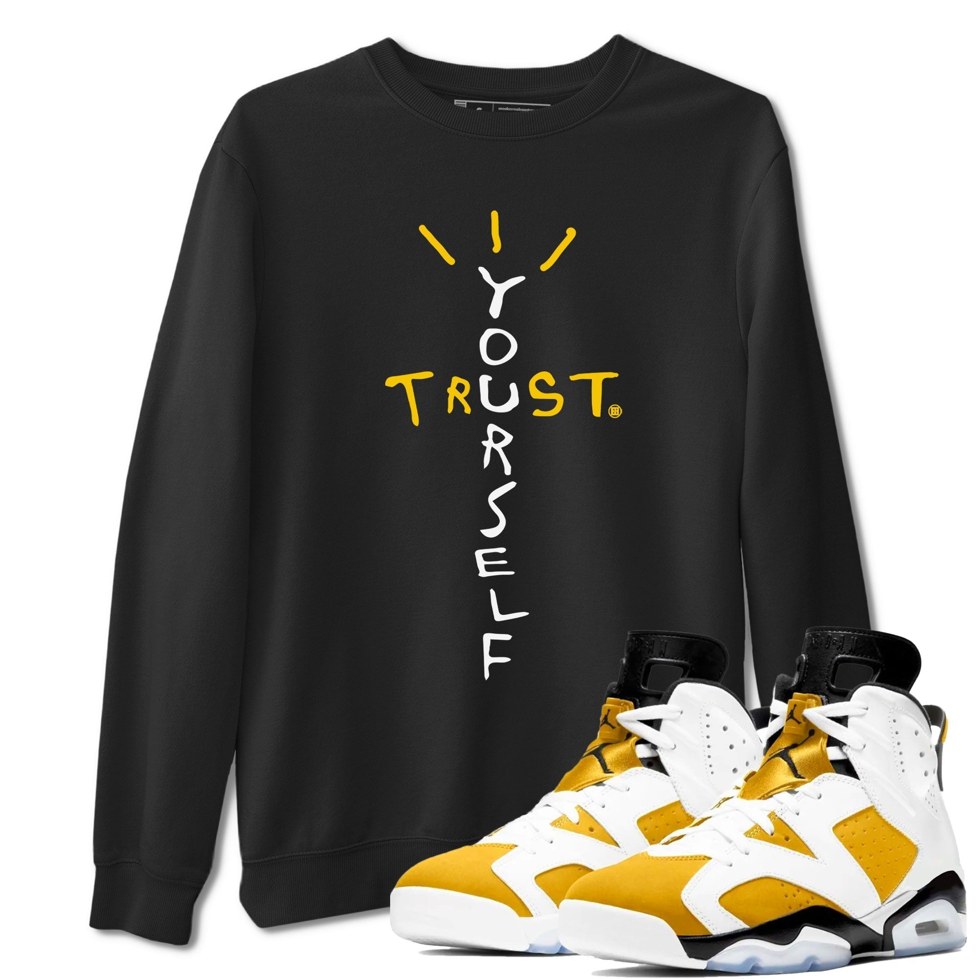 Trust Yourself snkmatch Tee - Air Jordan 6 Yellow Ochre