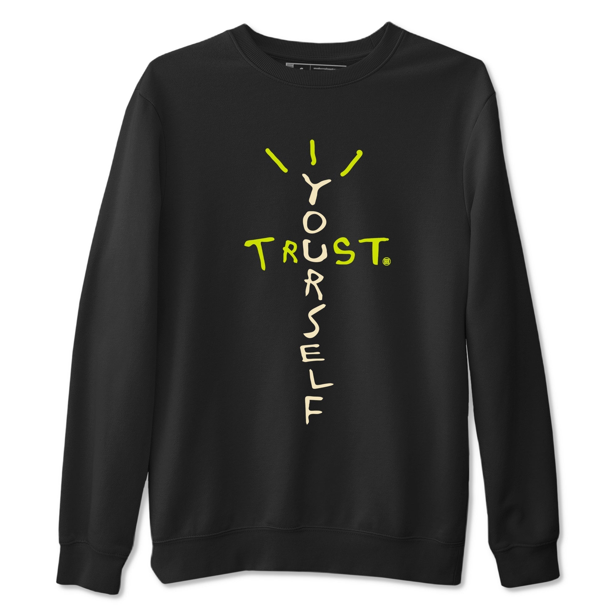 Trust Yourself snkmatch Tees - Jordan Jumpman Jack Travis Scott Bright Cactus
