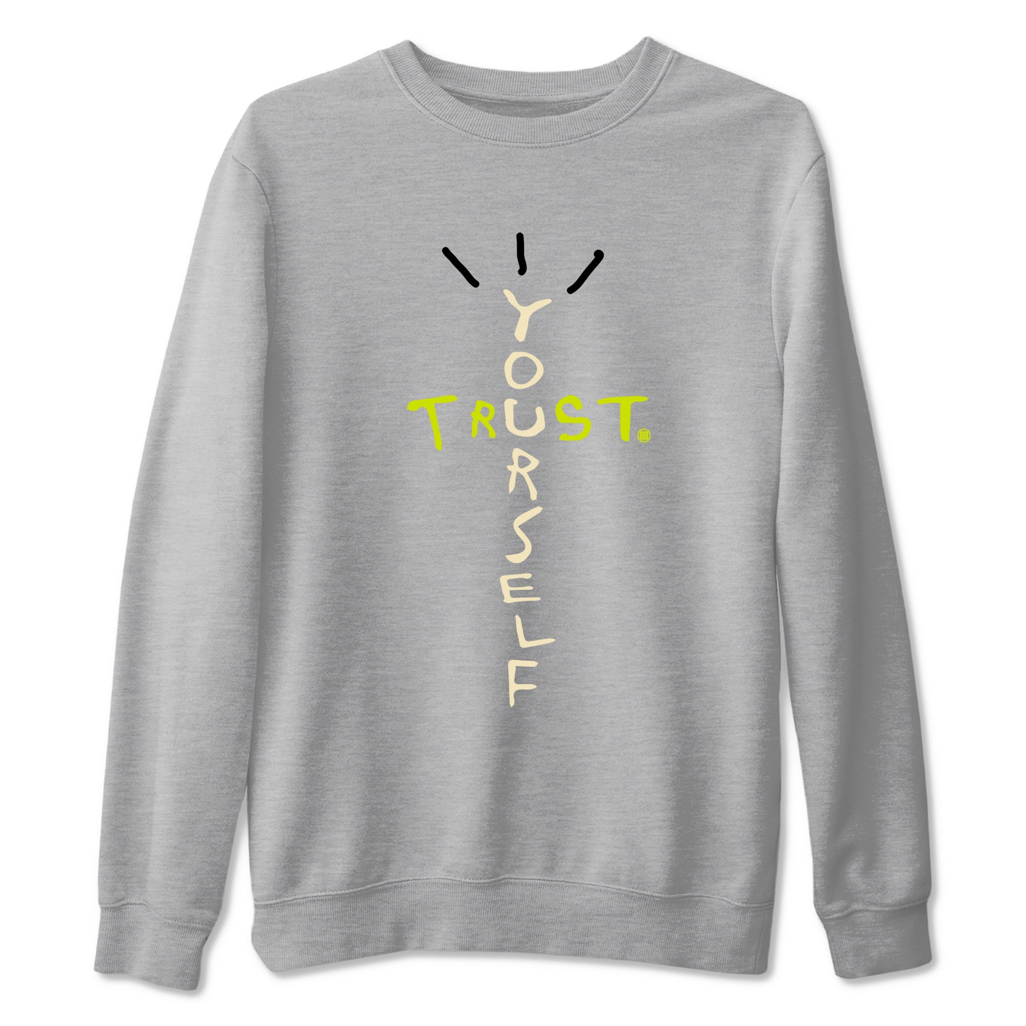 Trust Yourself snkmatch Tees - Jordan Jumpman Jack Travis Scott Bright Cactus