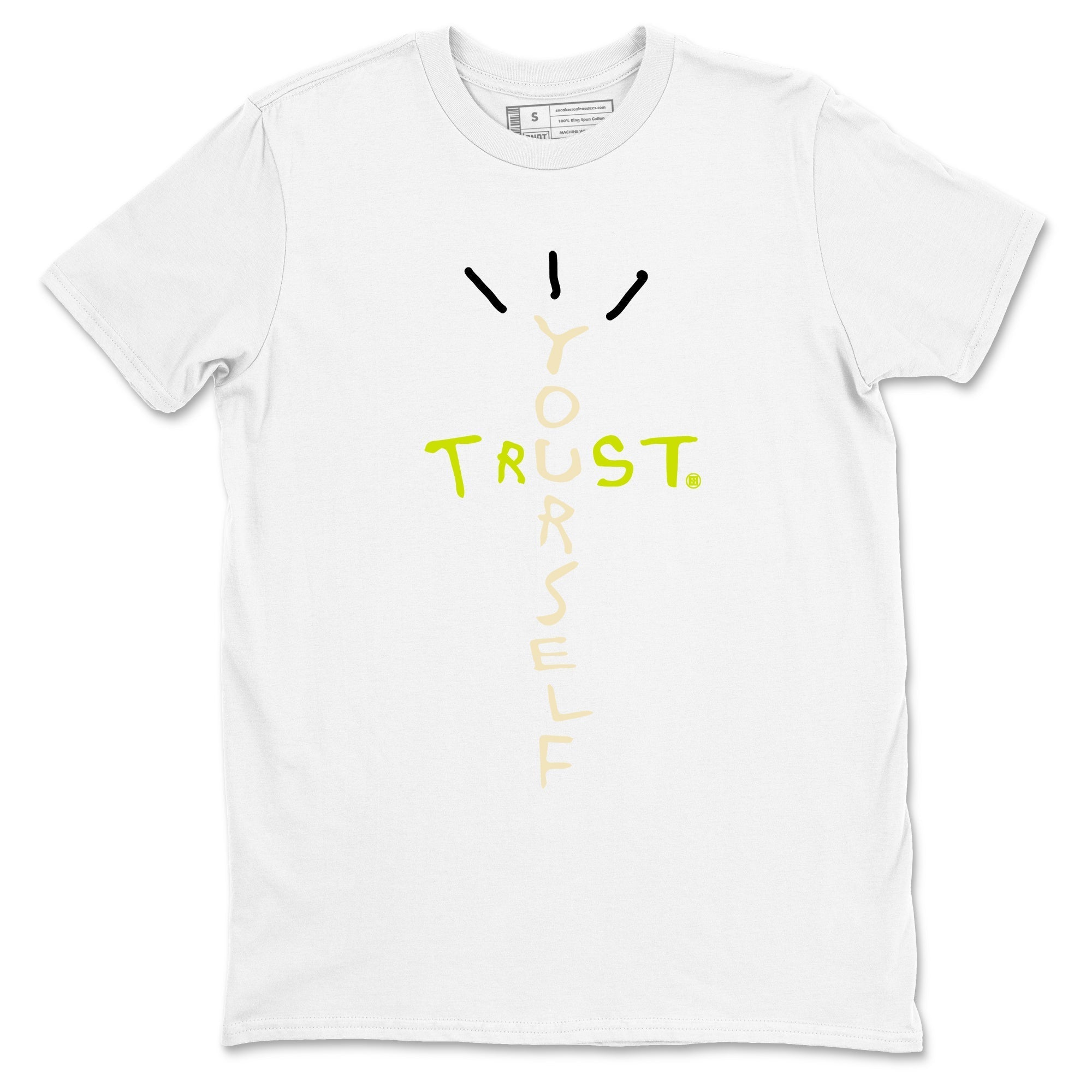 Trust Yourself snkmatch Tees - Jordan Jumpman Jack Travis Scott Bright Cactus