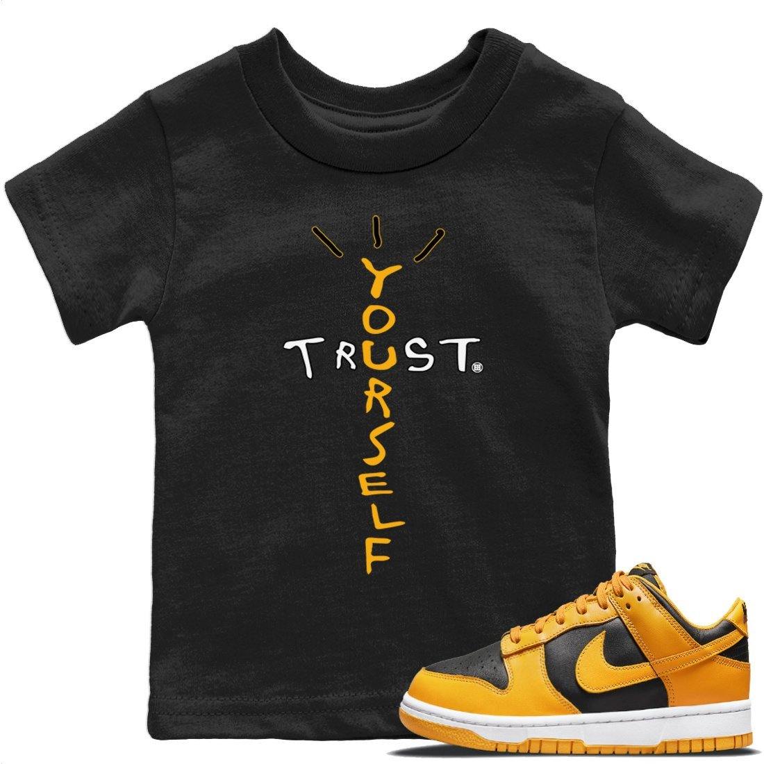 Trust Yourself Kids Tops - Dunk Championship Goldenrod