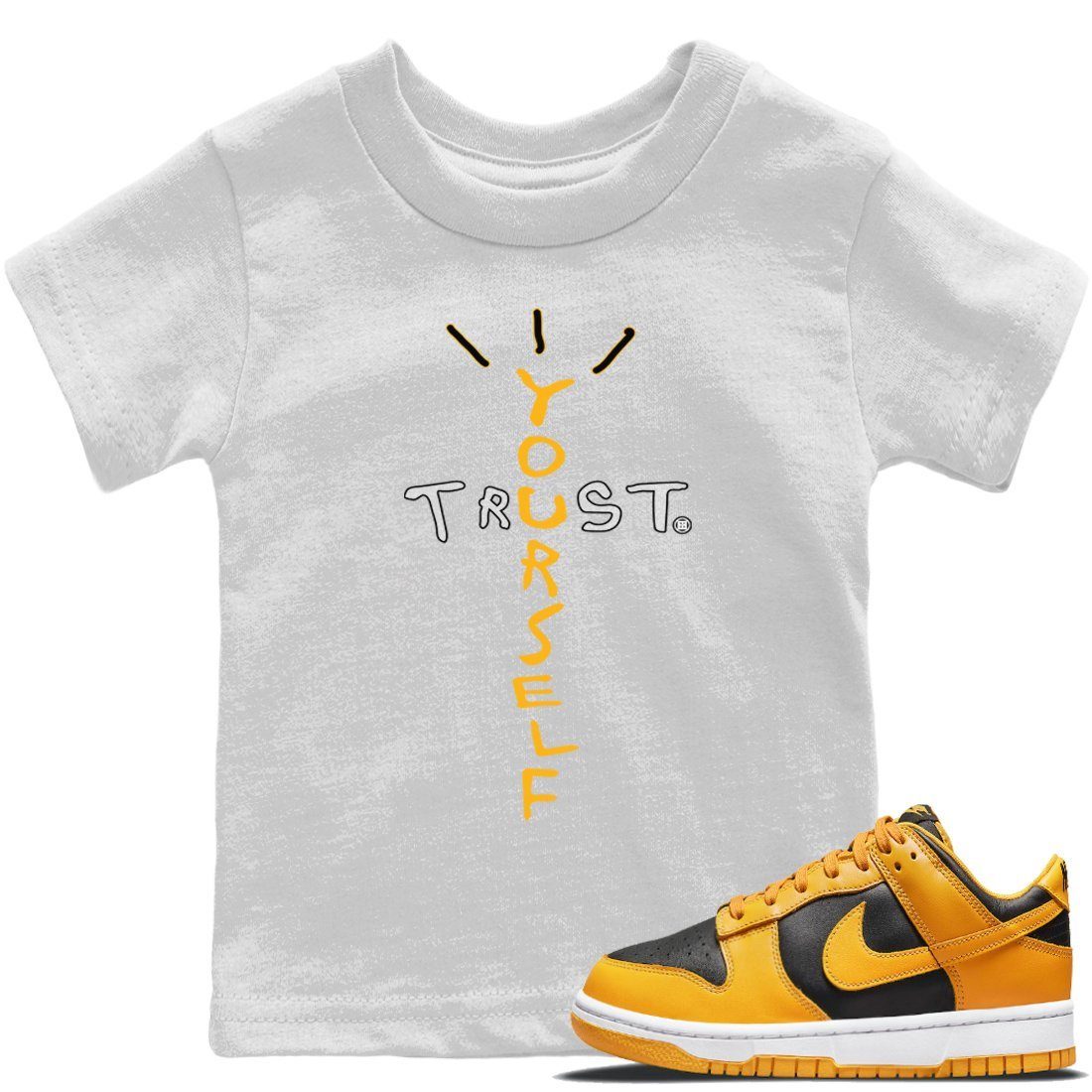 Trust Yourself Kids Tops - Dunk Championship Goldenrod