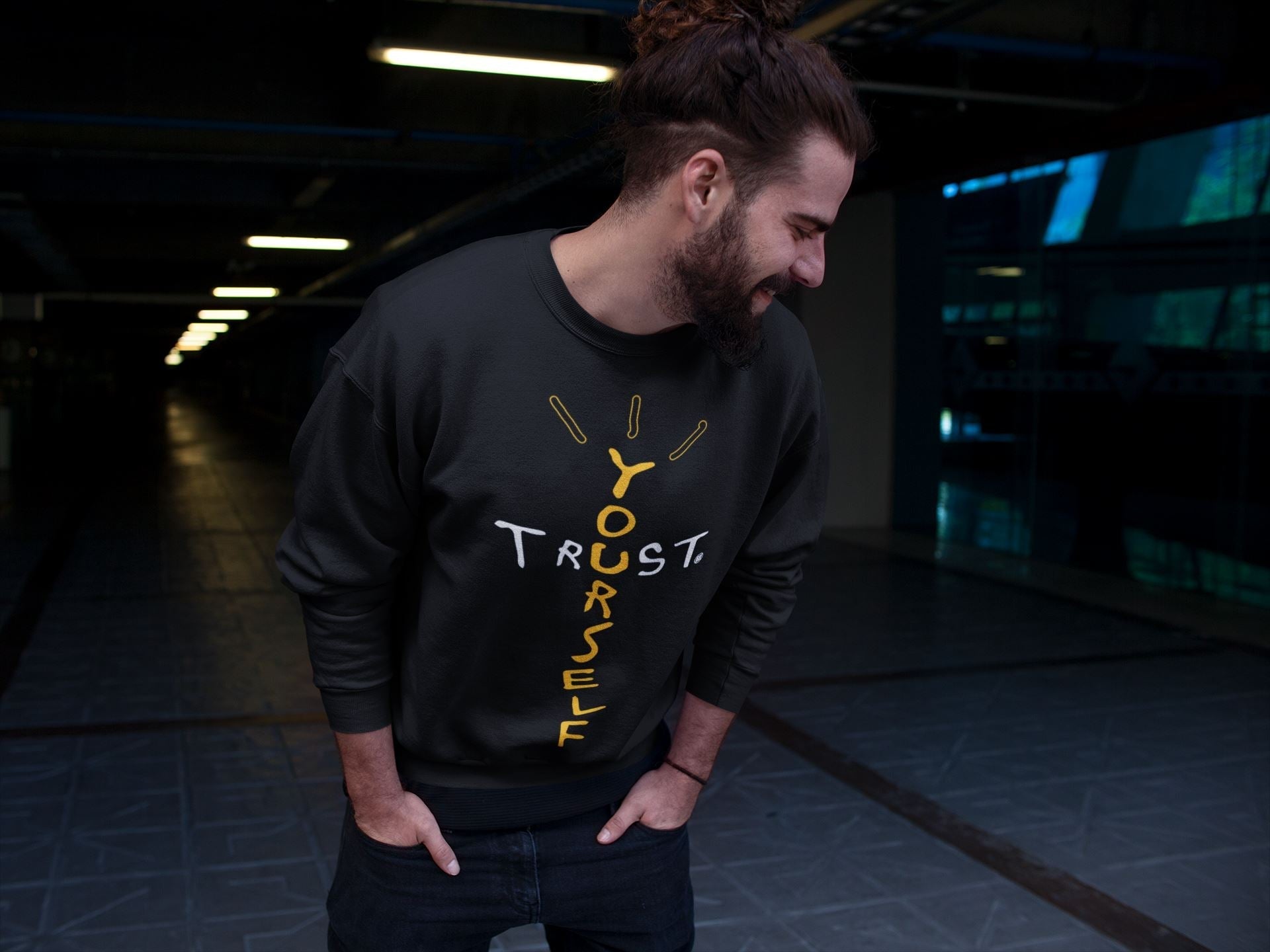 Trust Yourself Unisex Tops - Dunk Championship Goldenrod