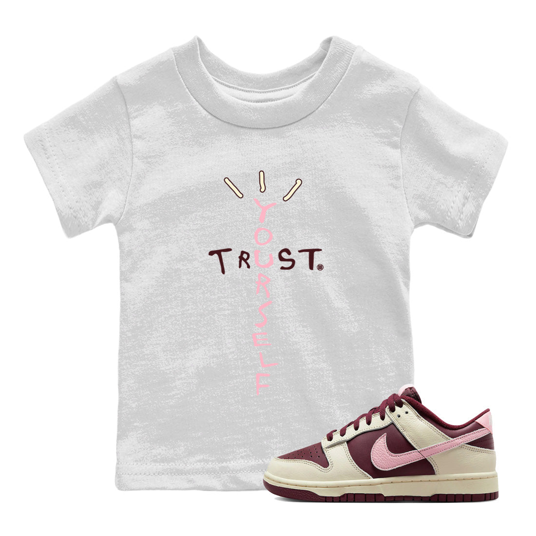 Trust Yourself Kids Tops - Dunk Valentines Day