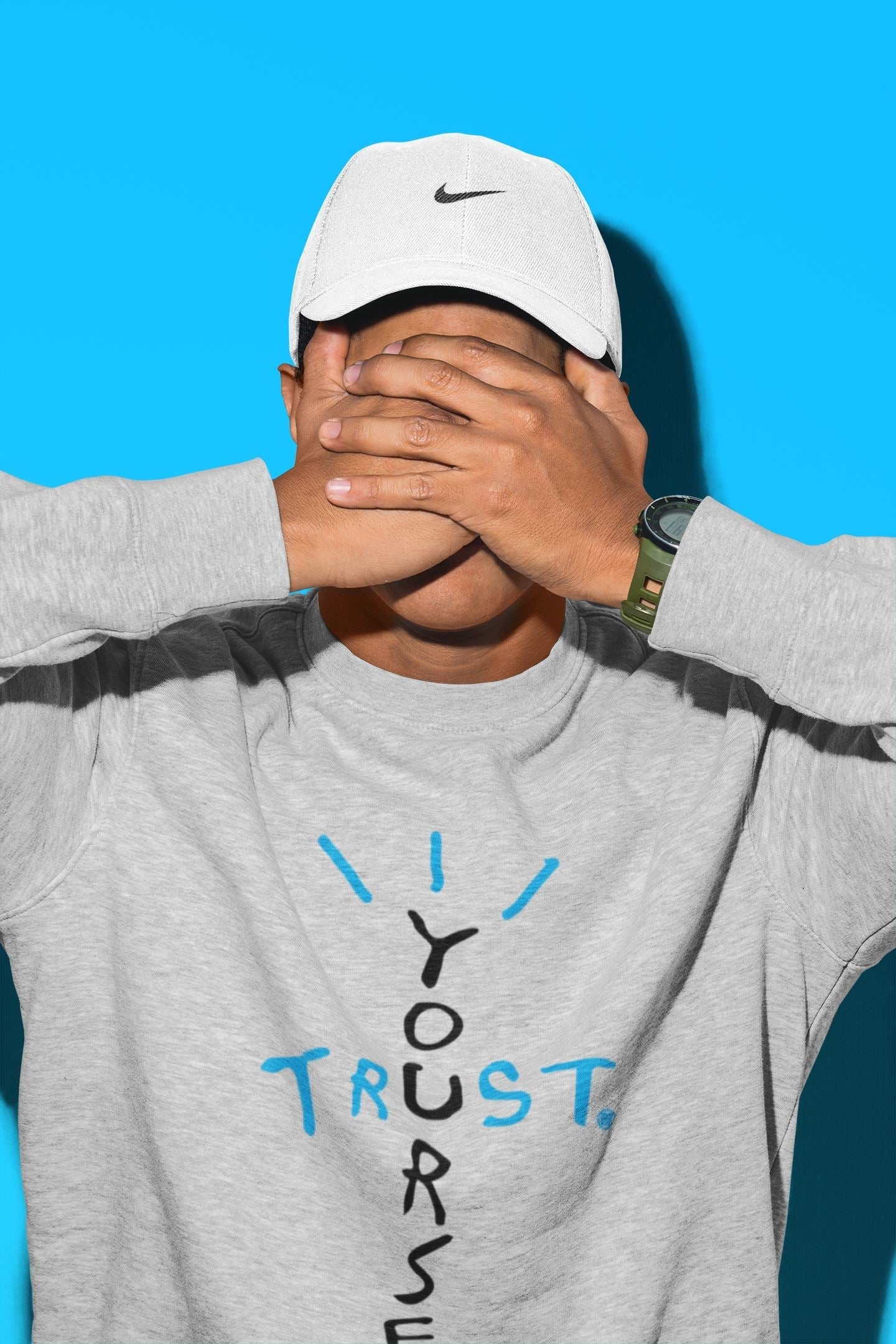 Trust Yourself Unisex Tops - Air Jordan 1 Powder Blue
