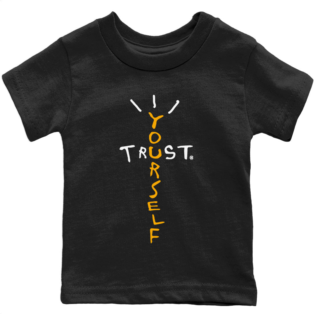 Trust Yourself Kids Tops - Air Jordan 1 Yellow Toe