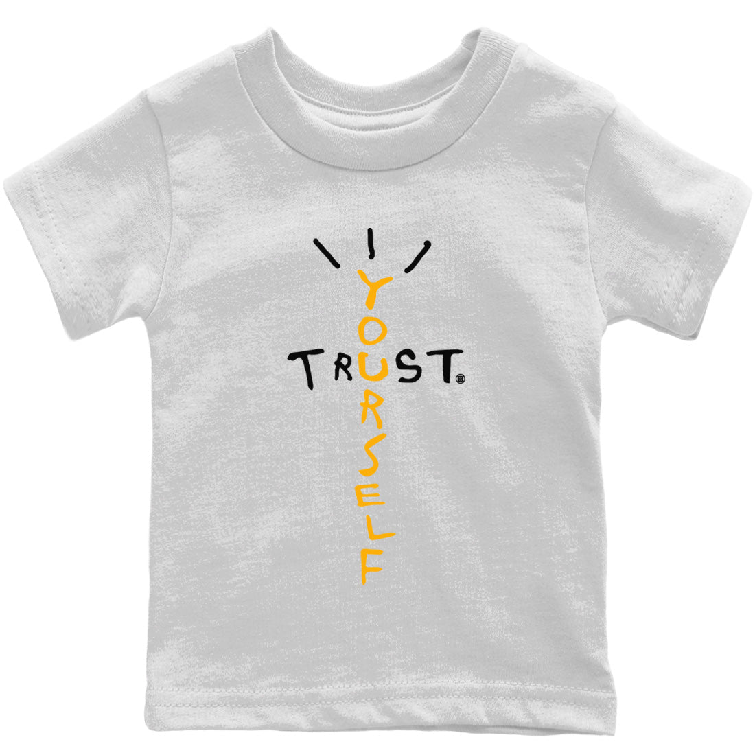 Trust Yourself Kids Tops - Air Jordan 1 Yellow Toe