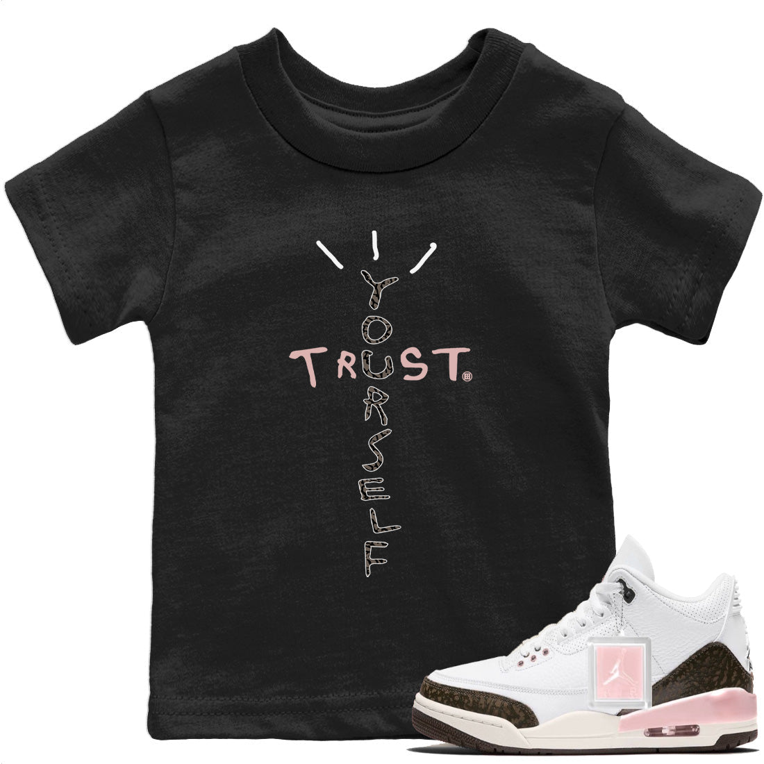 Trust Yourself Kids Tops - Air Jordan 3 Atmosphere