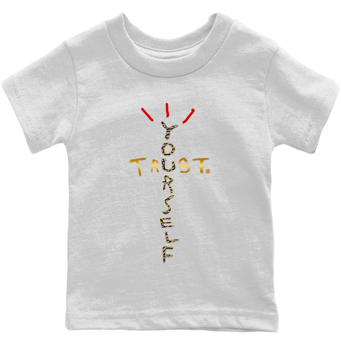 Trust Yourself Kids Tops - Air Jordan 3 Black Gold