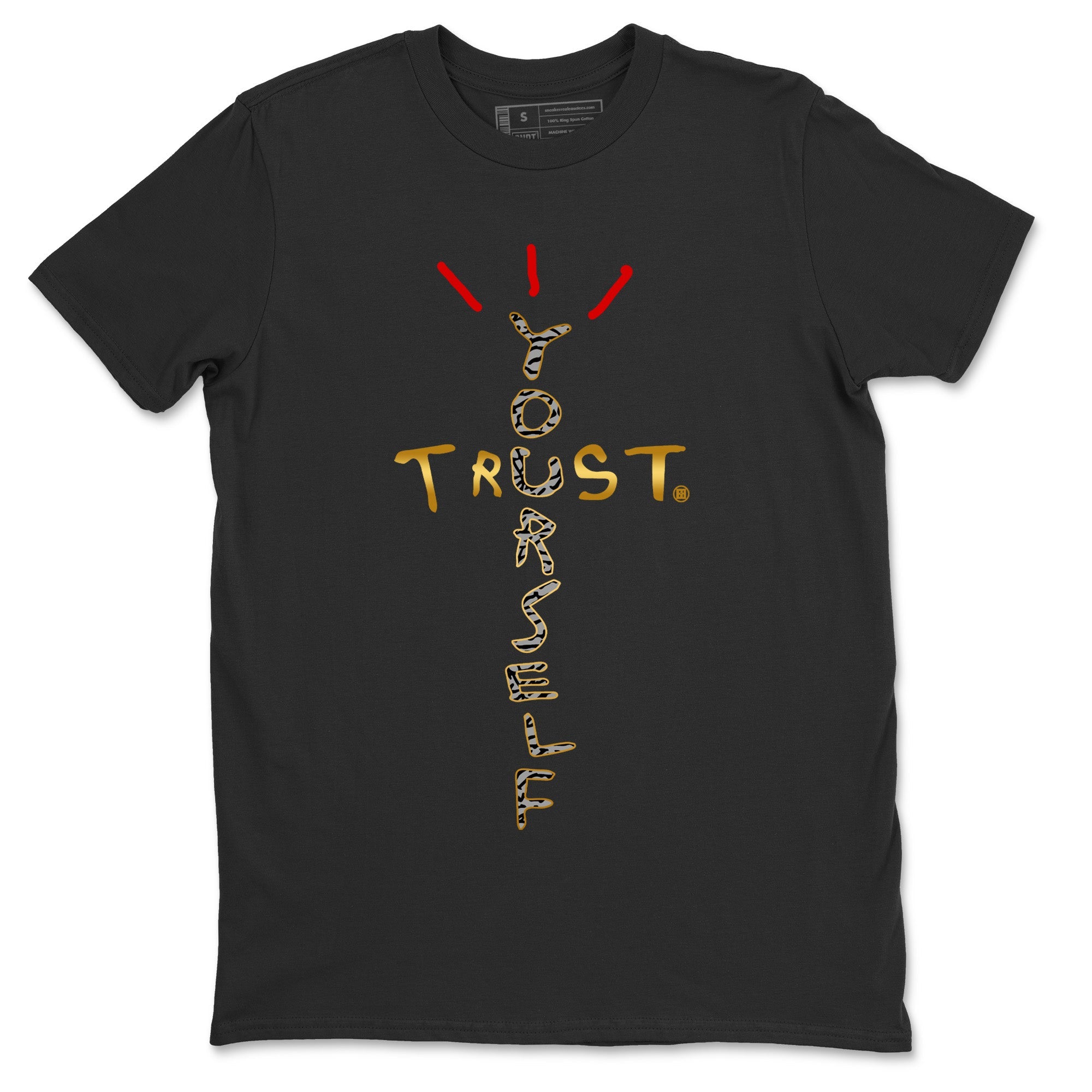 Trust Yourself Unisex Tops - Air Jordan 3 Black Gold