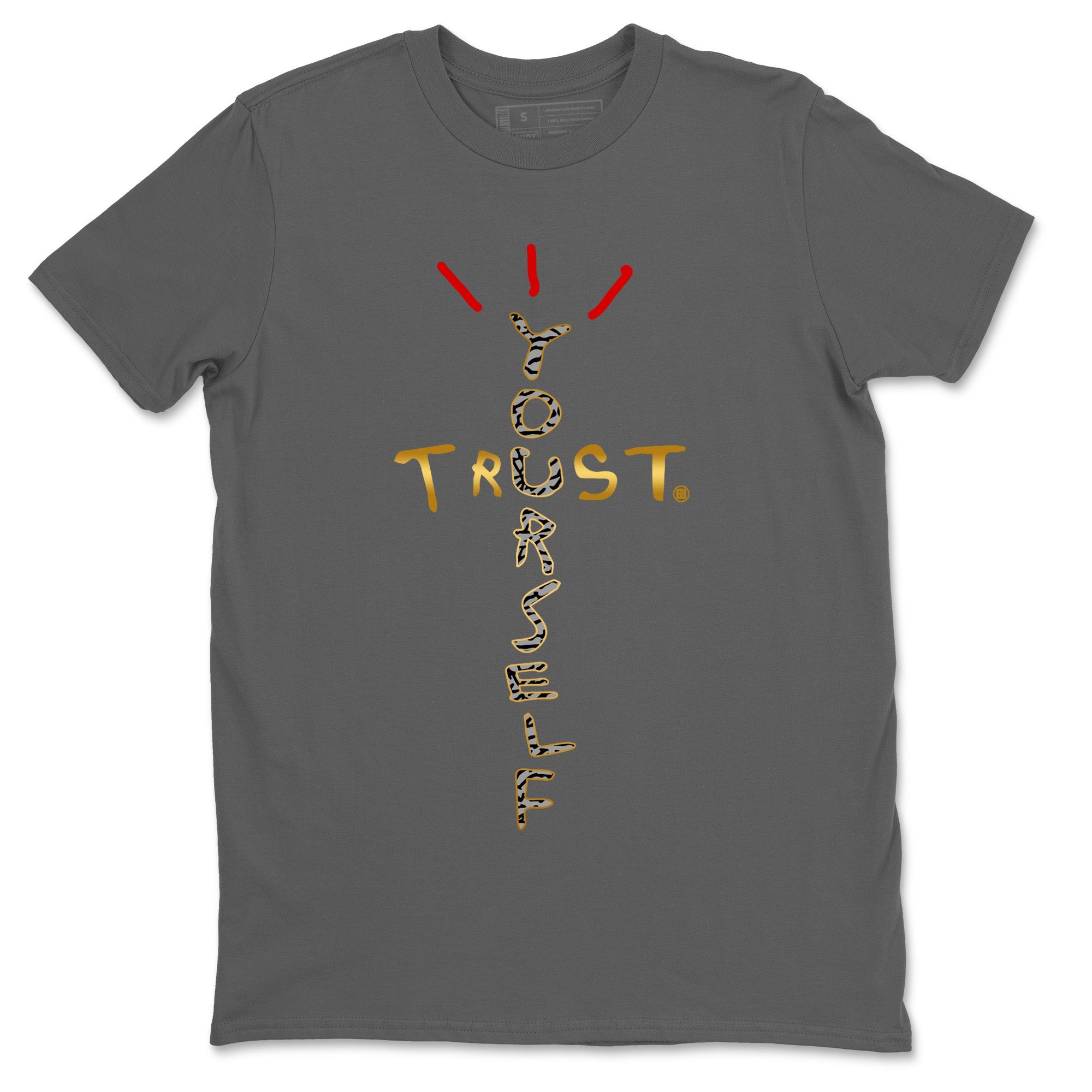 Trust Yourself Unisex Tops - Air Jordan 3 Black Gold