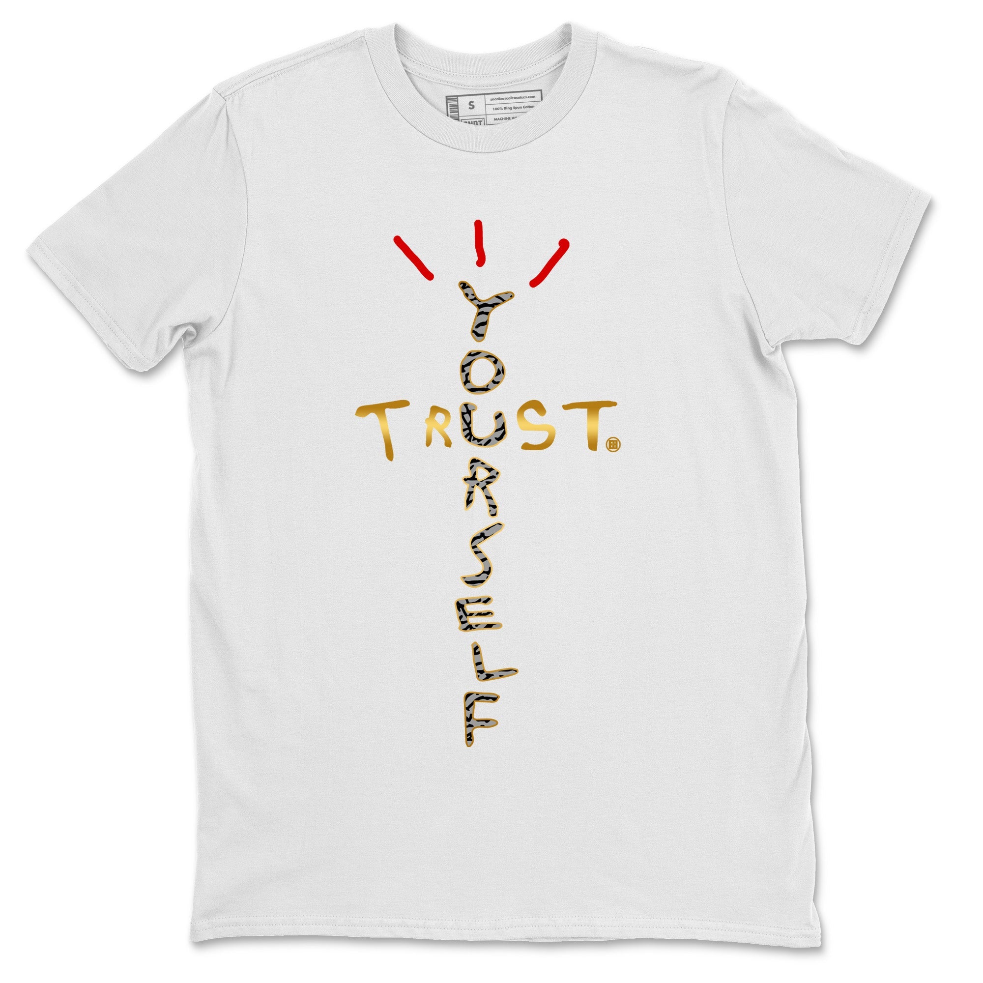 Trust Yourself Unisex Tops - Air Jordan 3 Black Gold