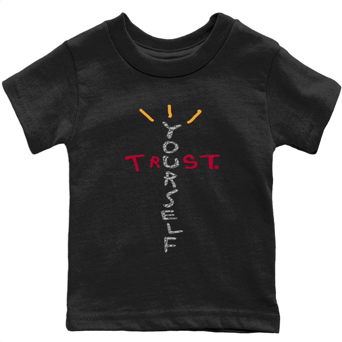 Trust Yourself Kids Tops - Air Jordan 3 Cardinal