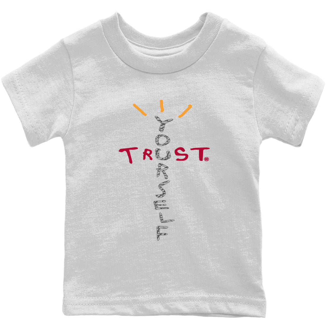 Trust Yourself Kids Tops - Air Jordan 3 Cardinal