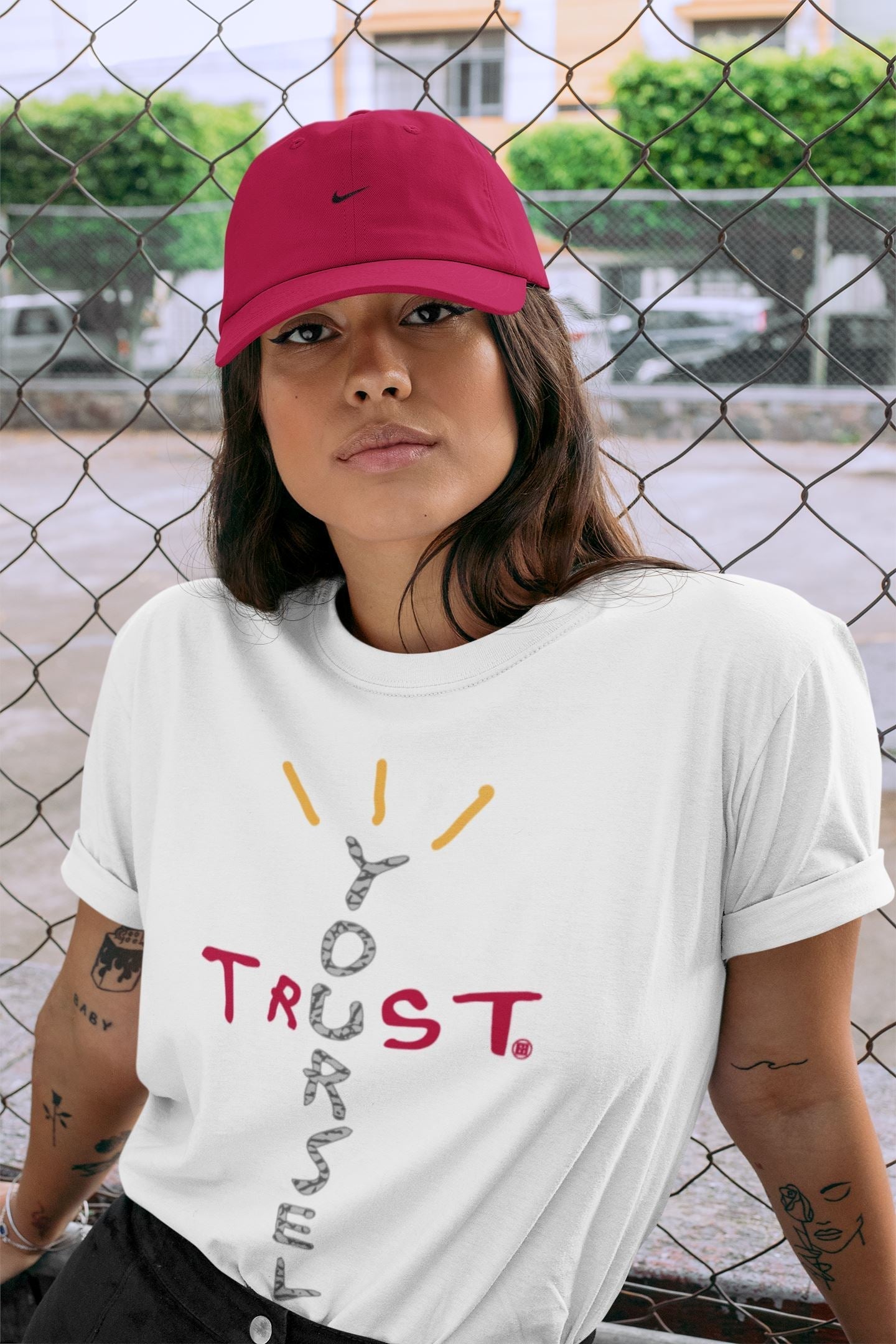 Trust Yourself Unisex Tops - Air Jordan 3 Cardinal