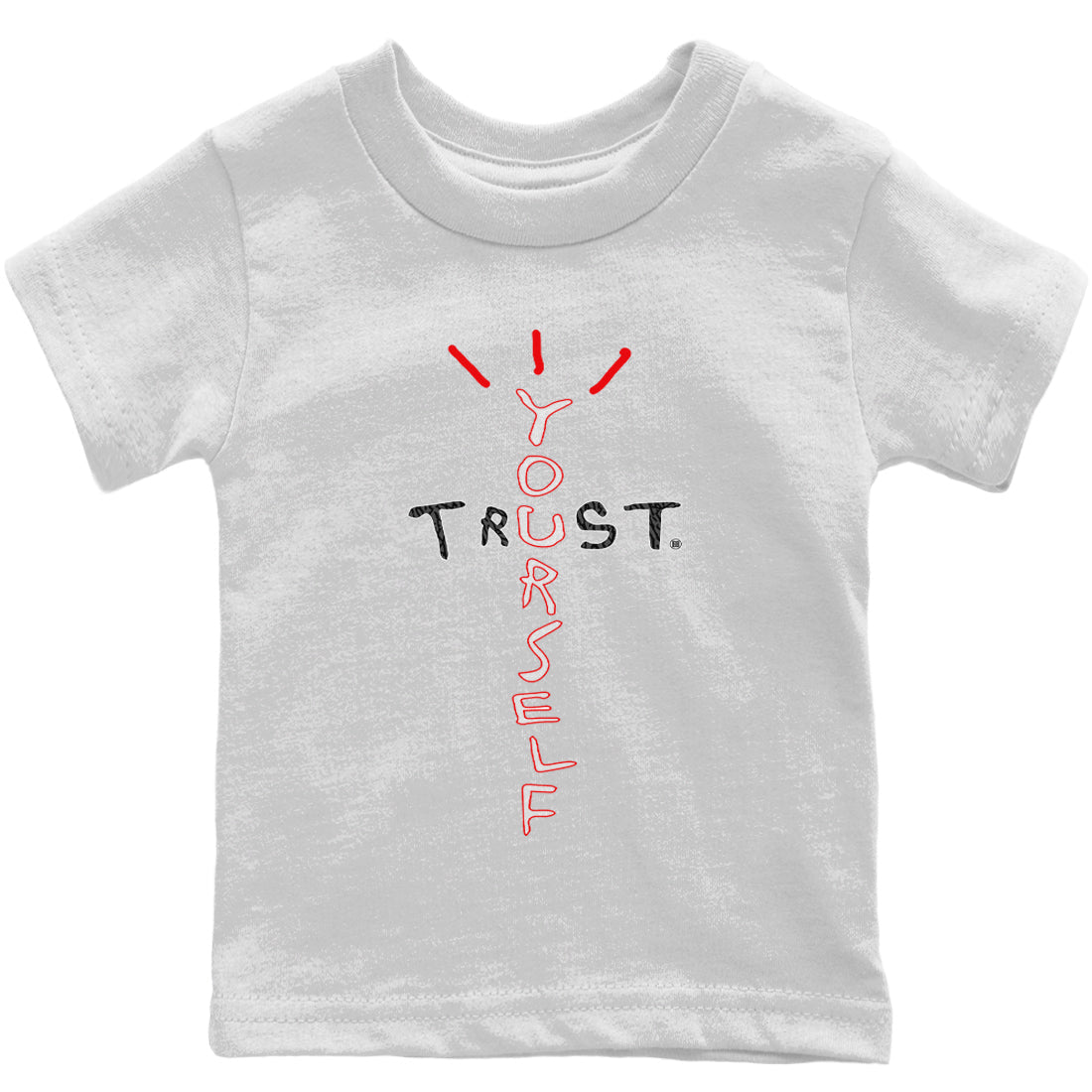 Trust Yourself Kids Tops - Air Jordan 3 Fire Red