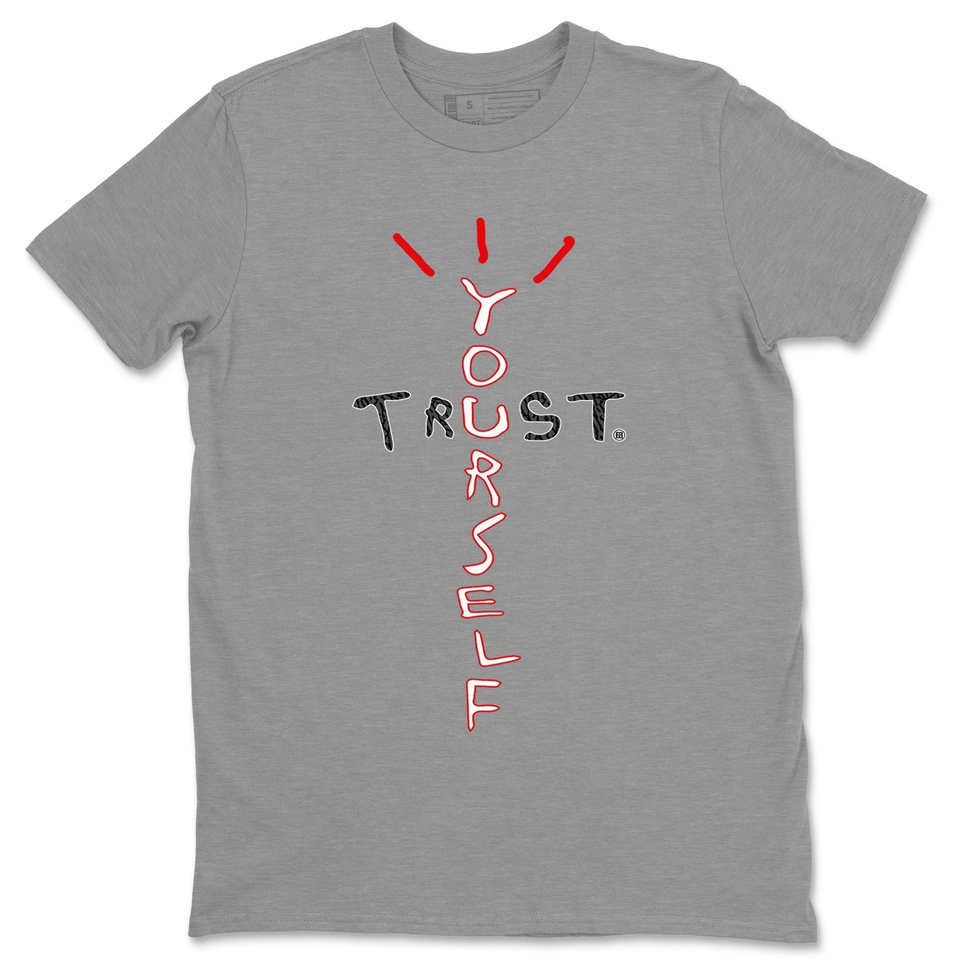 Trust Yourself Unisex Tops - Air Jordan 3 Fire Red