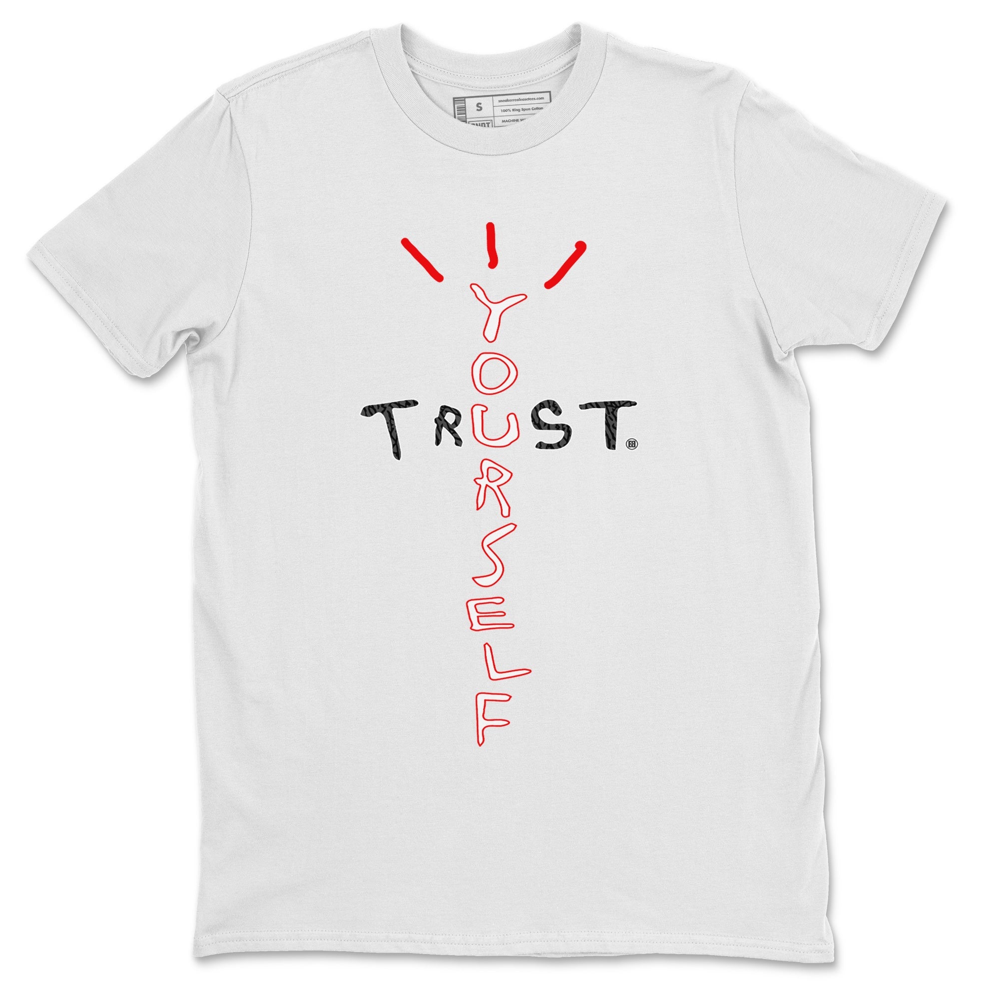 Trust Yourself Unisex Tops - Air Jordan 3 Fire Red