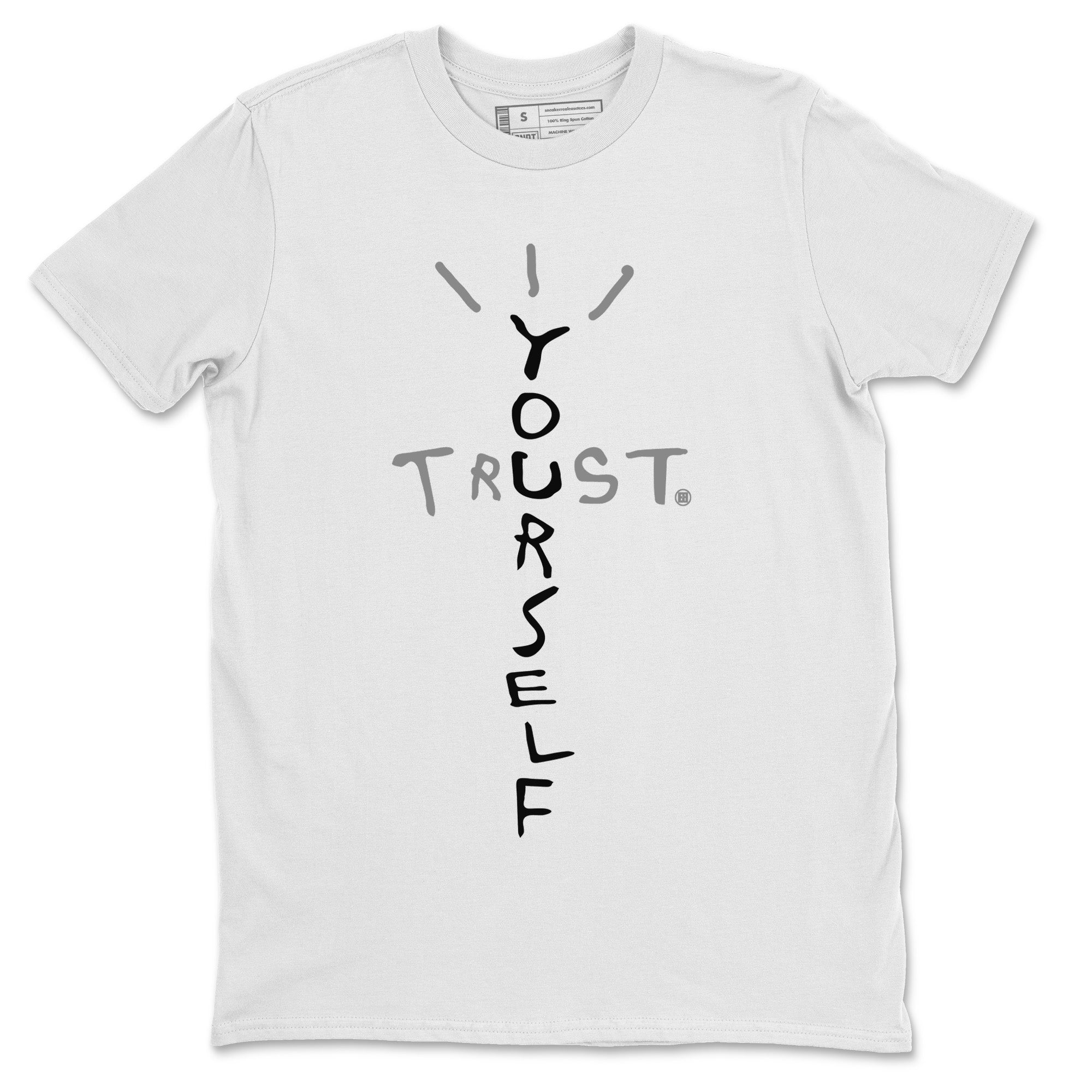 Trust Yourself Unisex Tops - Air Jordan 4 Black Canvas