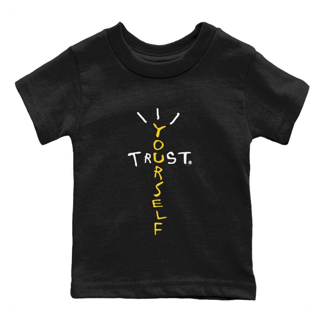 Trust Yourself Kids Tops - Air Jordan 4 Thunder