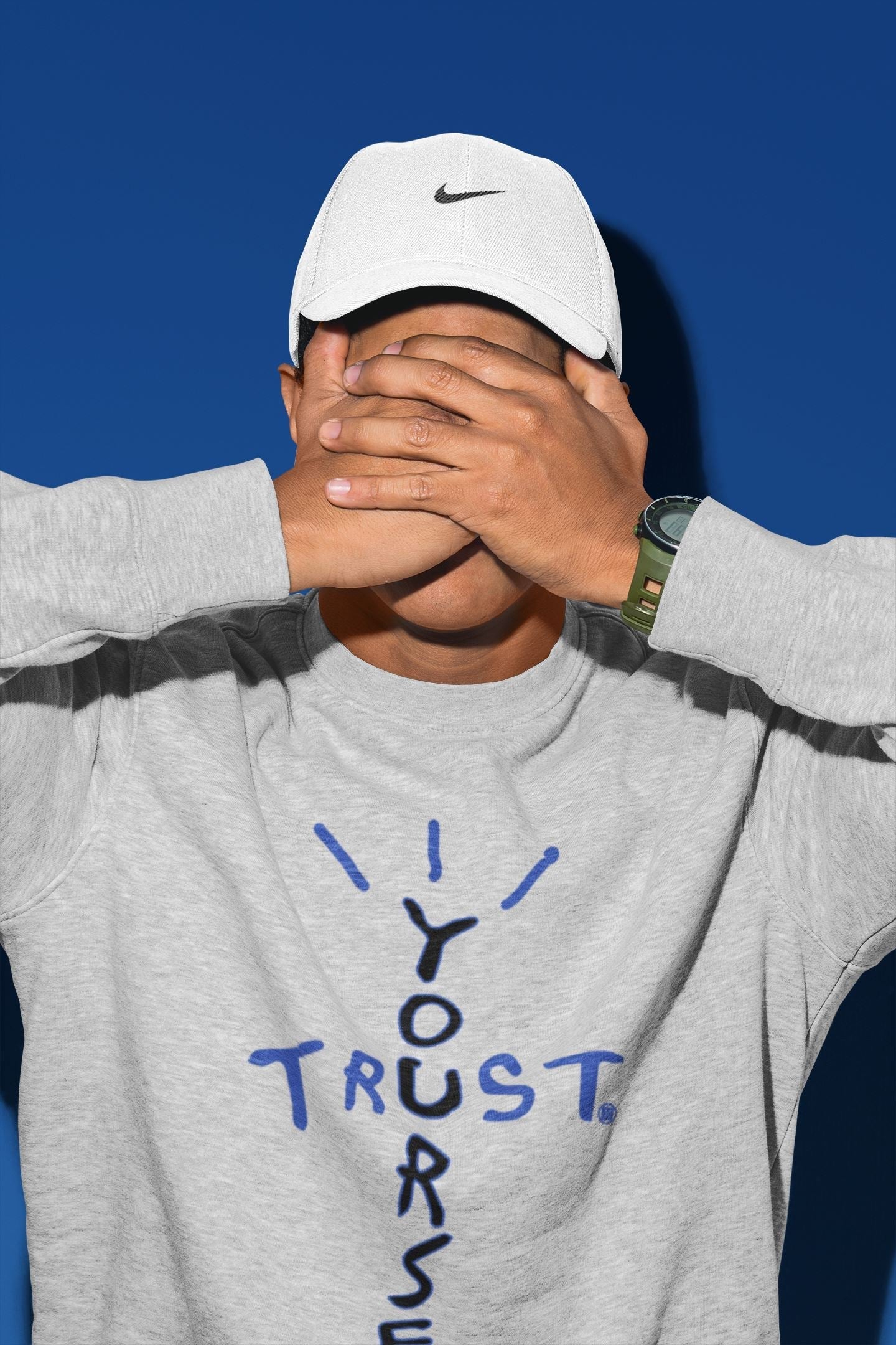 Trust Yourself Unisex Tops - Yeezy 350 Dazzling Blue
