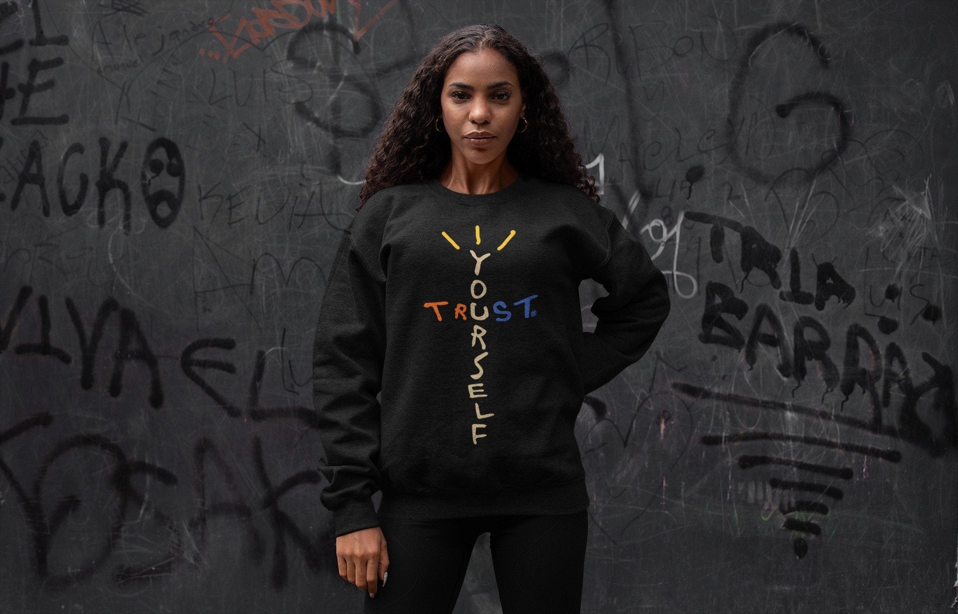Trust Yourself Unisex Tops - Yeezy 350 MX Oat