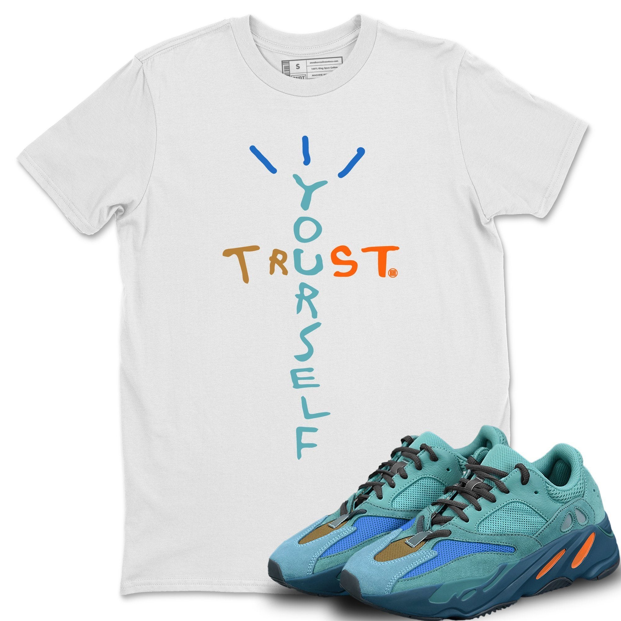 Trust Yourself Unisex Tops - Yeezy 700 Faded Azure