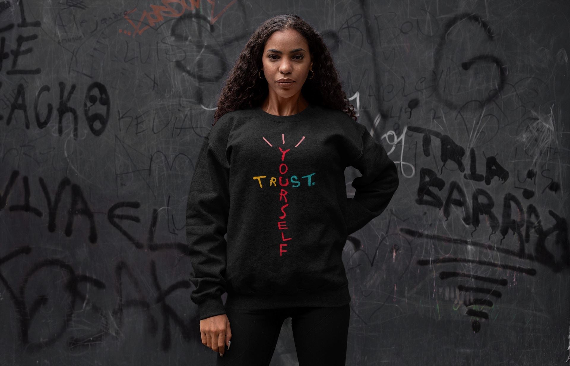 Trust Yourself Unisex Tops - Yeezy 700 Hi-Res Red