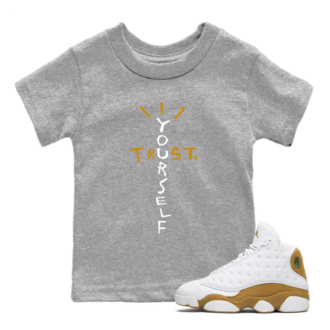 Trust Yourself snkmatch Tee Kids - Air Jordan 13 Wheat