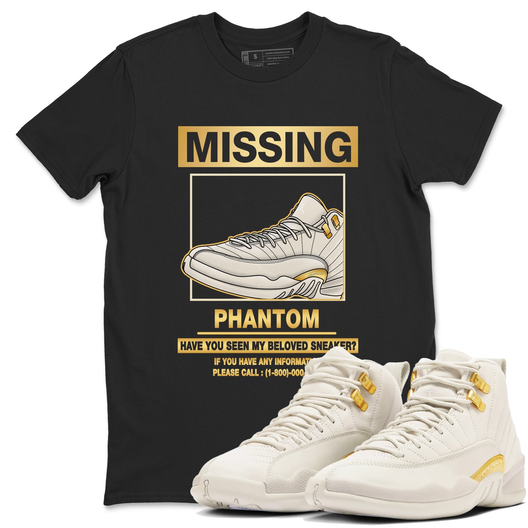 Missing snkmatch snkmatch Tees - Air Jordan 12 Phantom