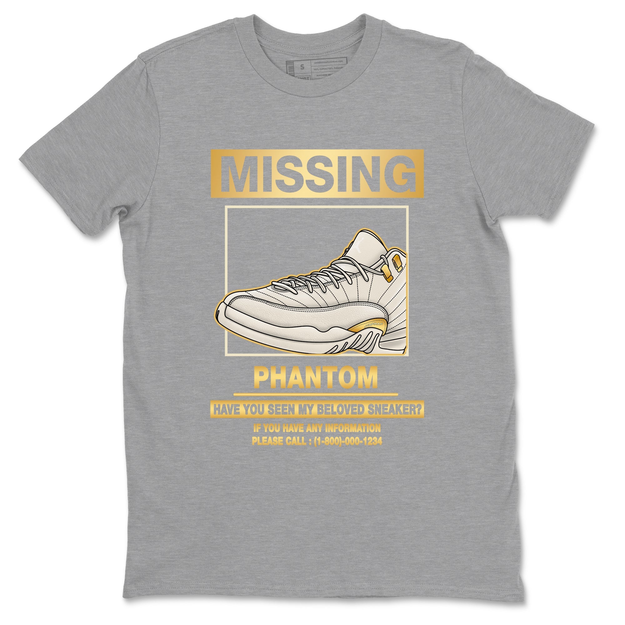 Missing snkmatch snkmatch Tees - Air Jordan 12 Phantom