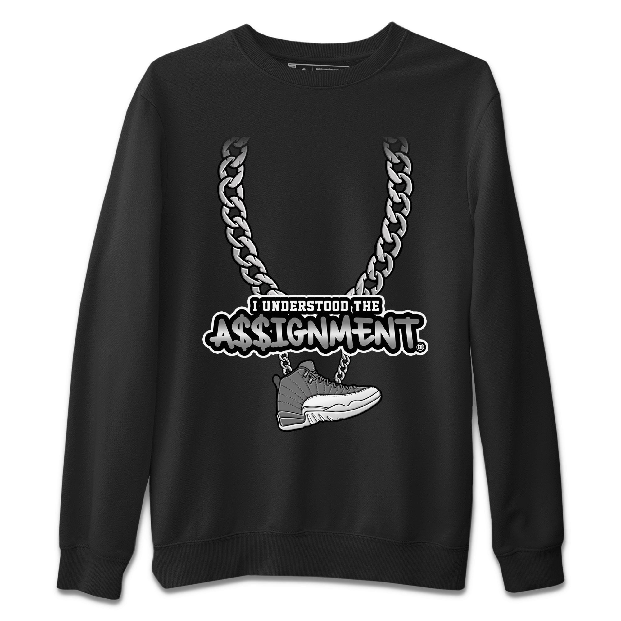 Understood Assignment Unisex Tops - Air Jordan 12 Stealth