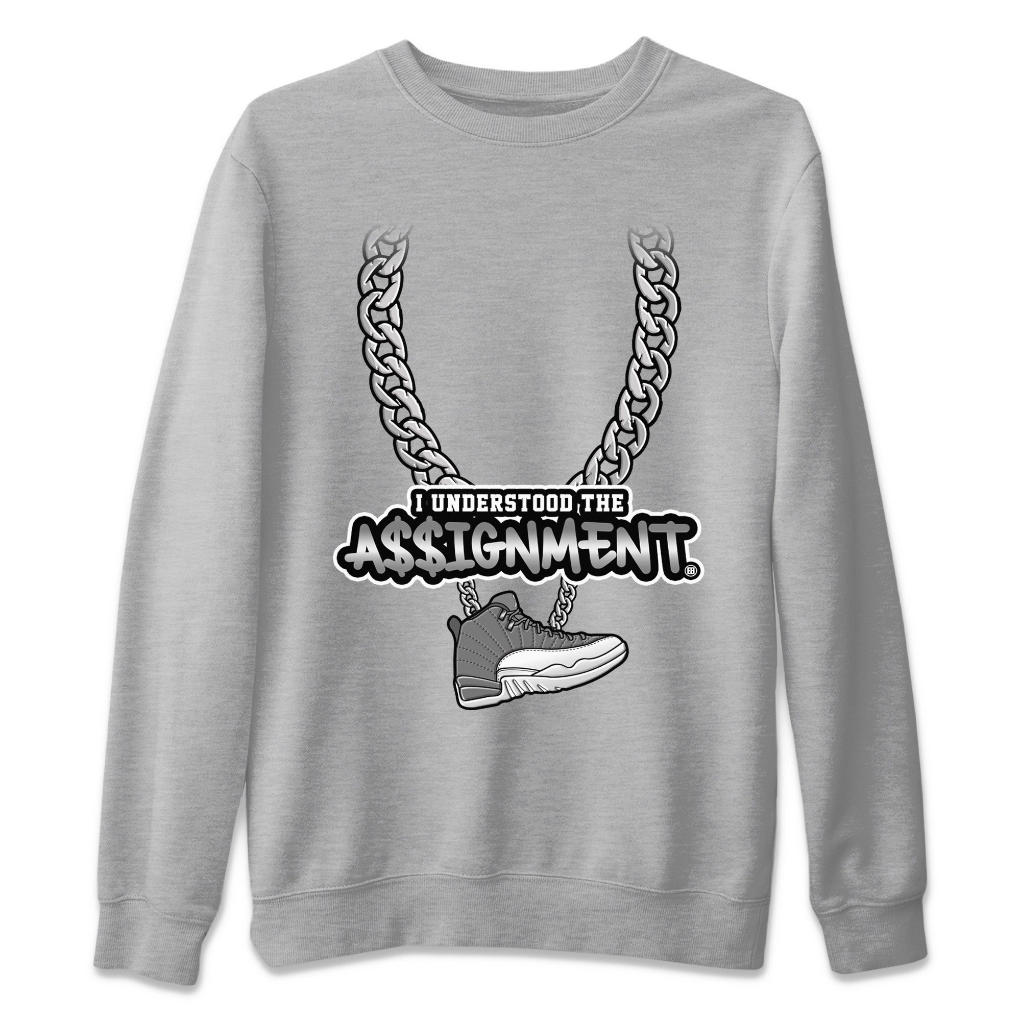 Understood Assignment Unisex Tops - Air Jordan 12 Stealth