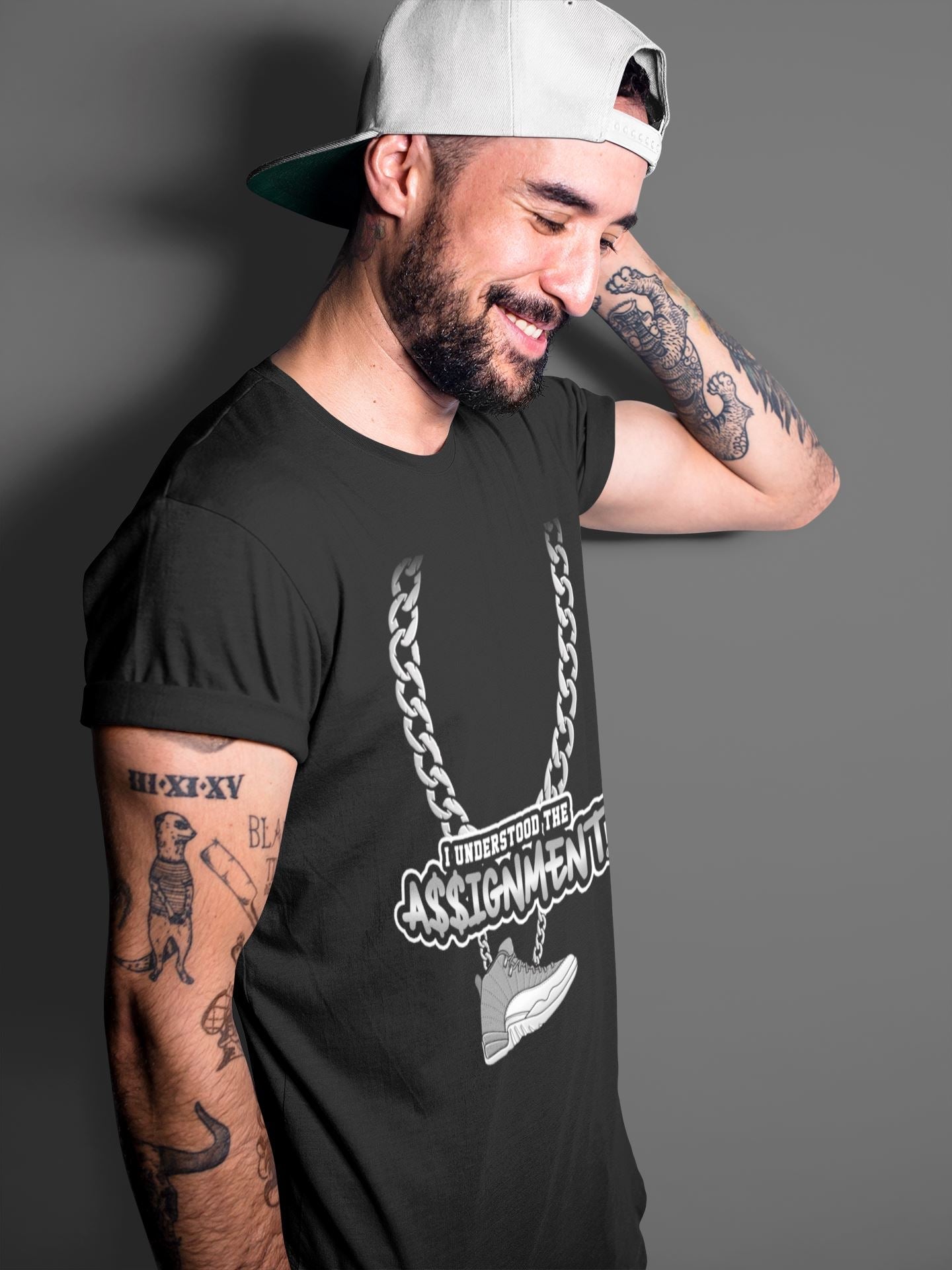 Understood Assignment Unisex Tops - Air Jordan 12 Stealth