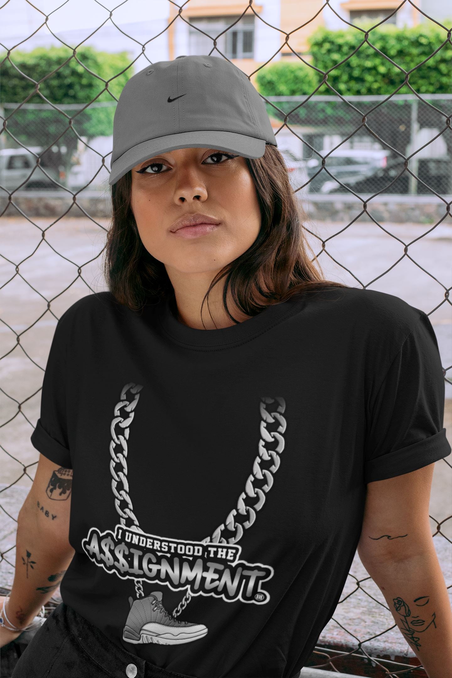 Understood Assignment Unisex Tops - Air Jordan 12 Stealth