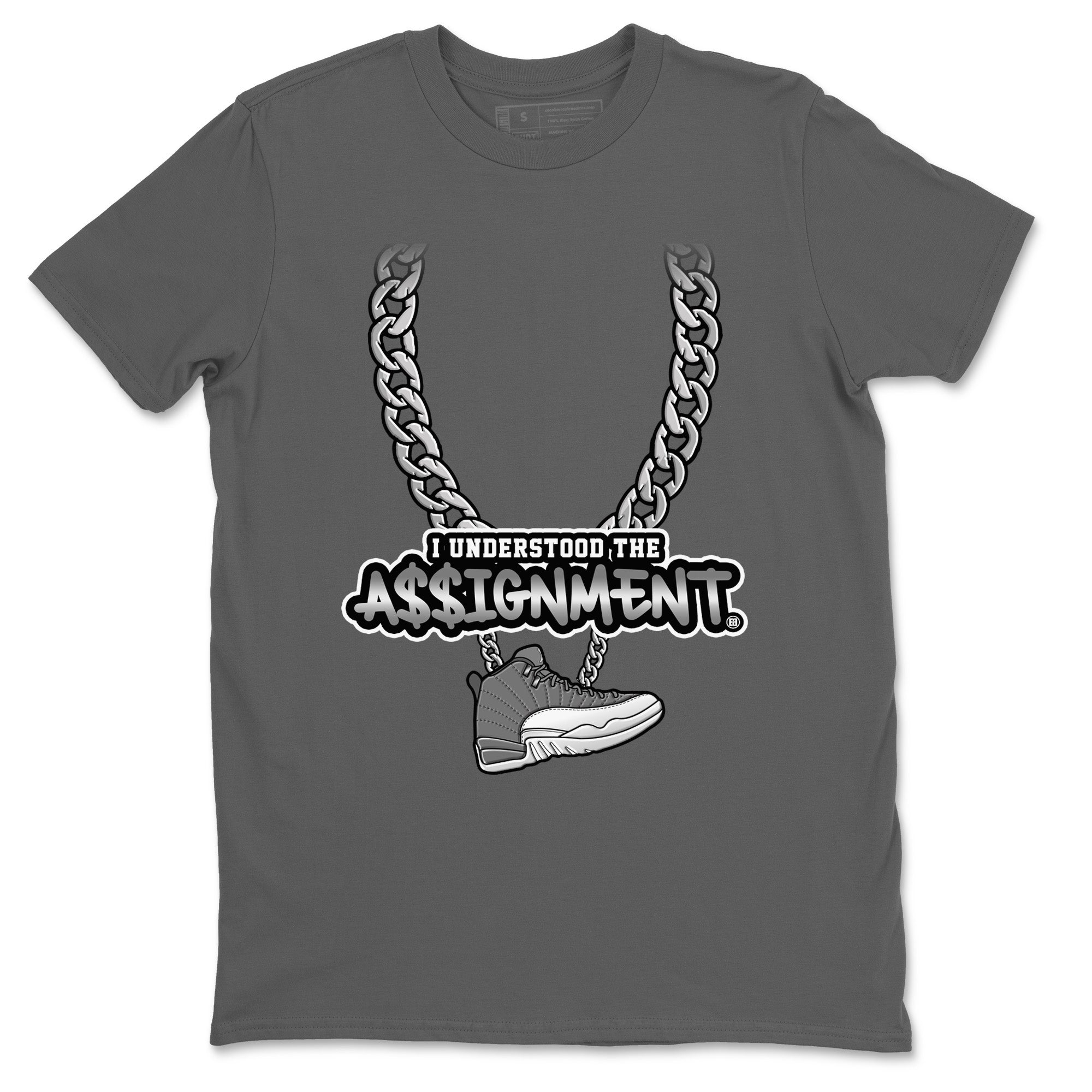 Understood Assignment Unisex Tops - Air Jordan 12 Stealth